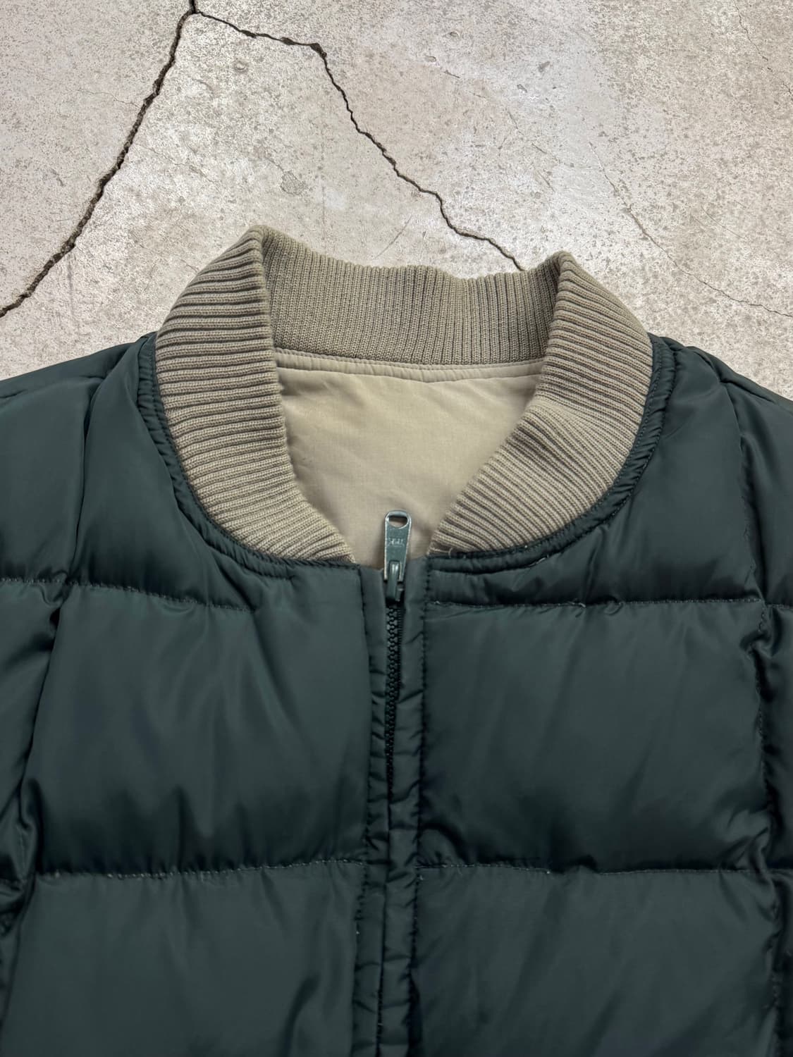 90s 에디바우어 리버서블 구스다운 베스트 상품이미지6