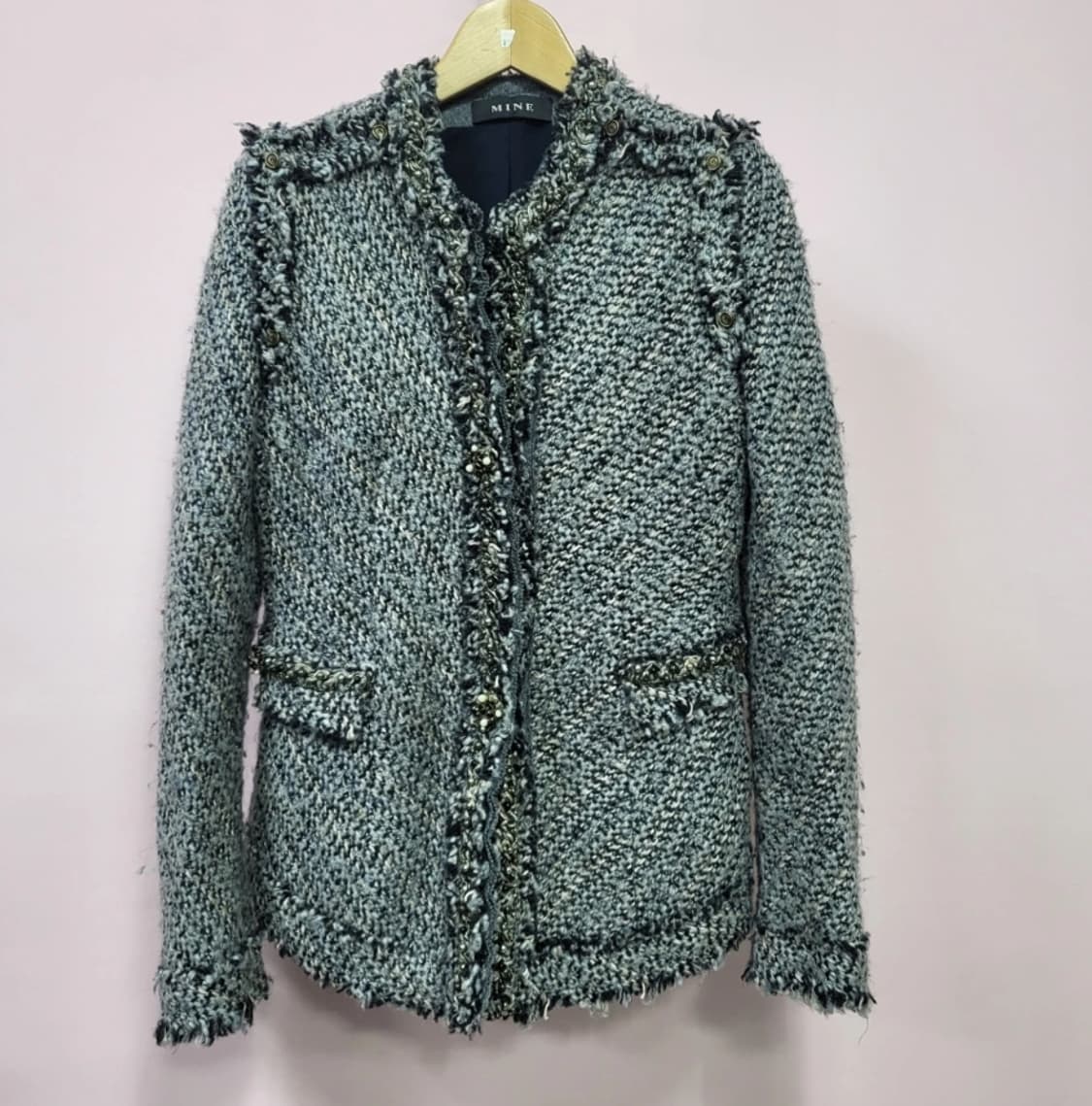 MINE 마인 트위드 자켓 ~44반 상품이미지2