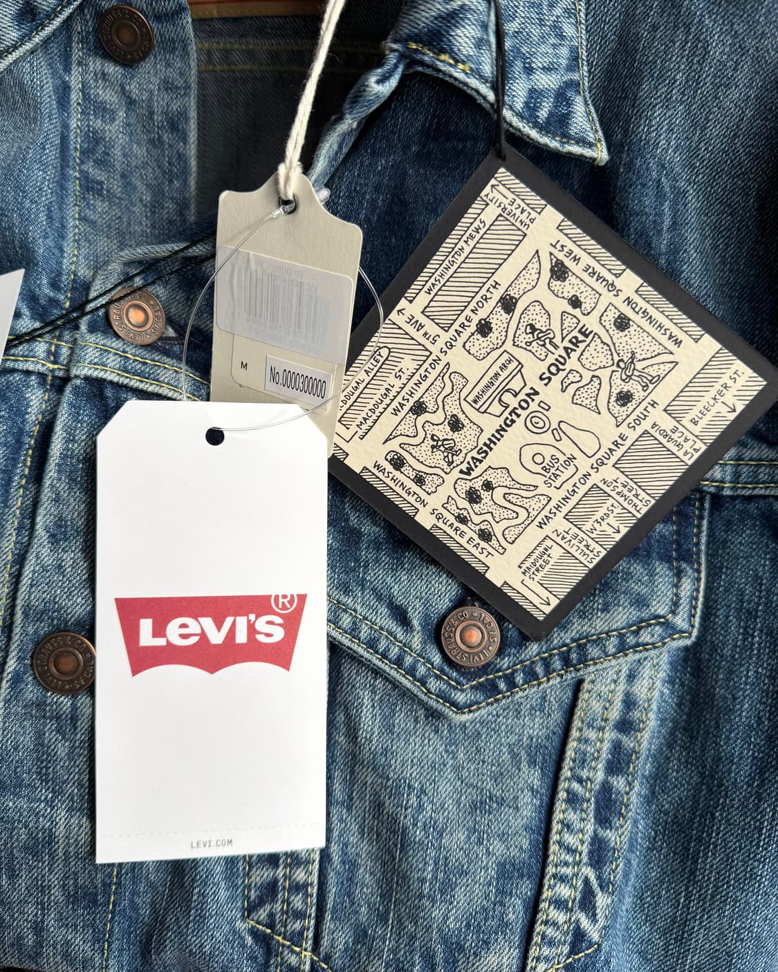 LVC 557xx 1961 type-3 FOLK CITY 데님 트러커자켓 상품이미지10