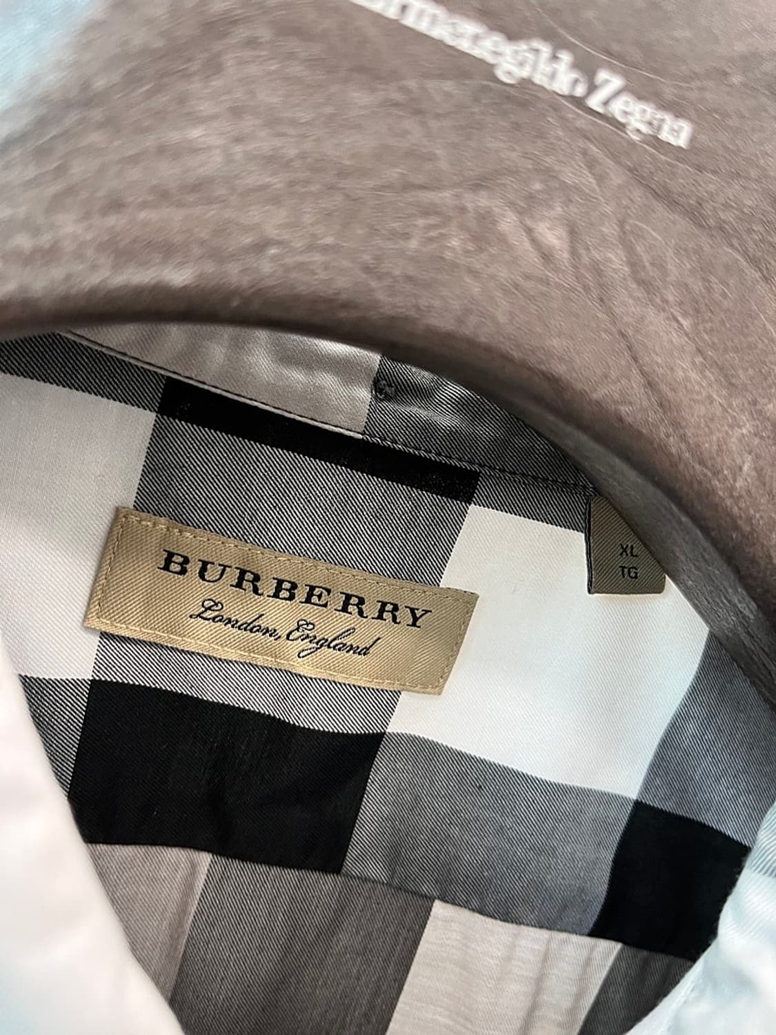 105) 버버리 체크 반팔셔츠  상품이미지4