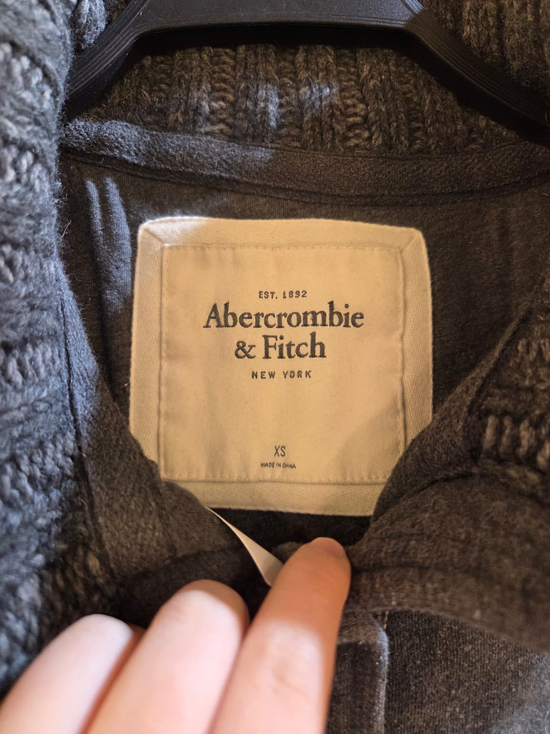 아베크롬비 그레이 울프죠집업💯 상품이미지3