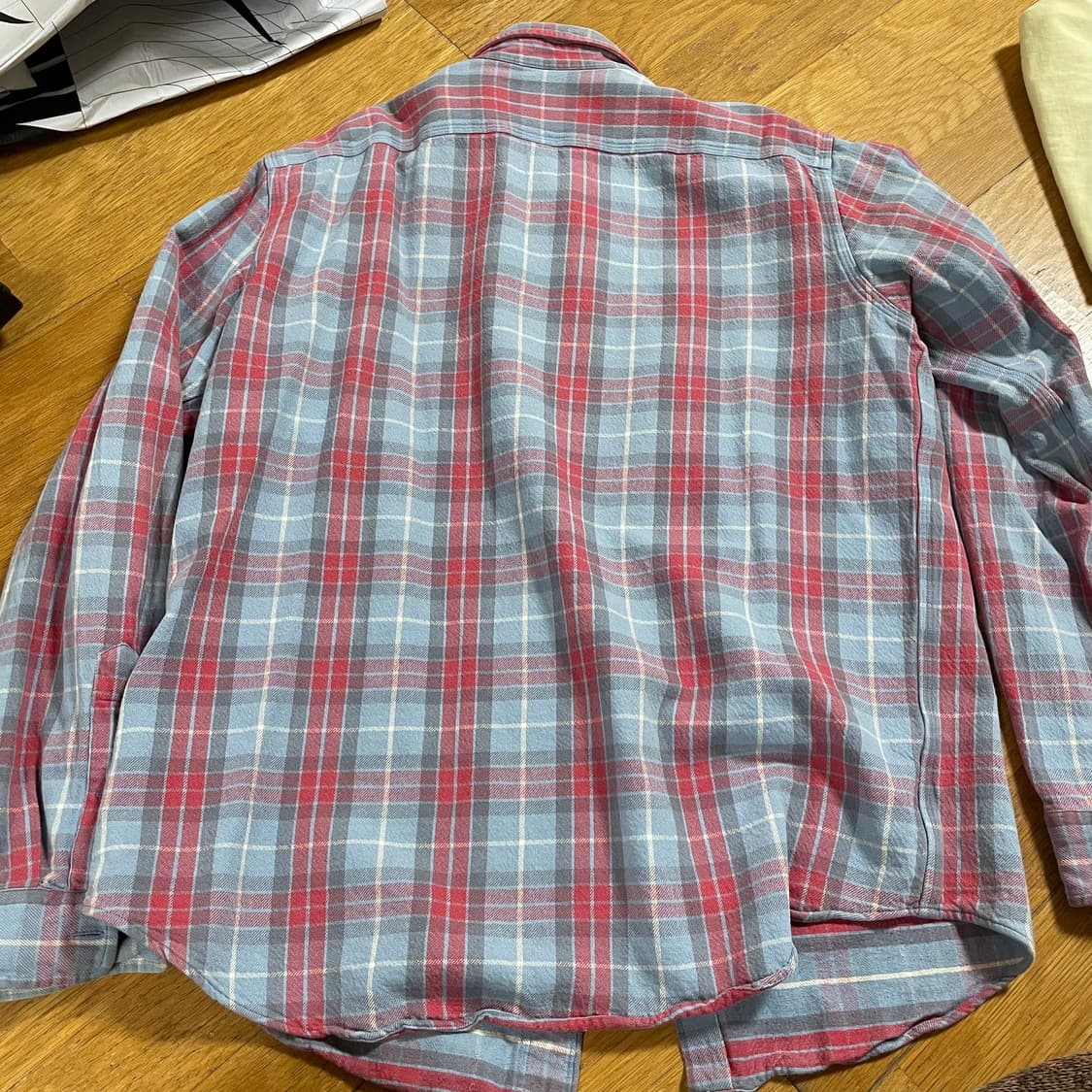 폴로 체크 셔츠 L 상품이미지3