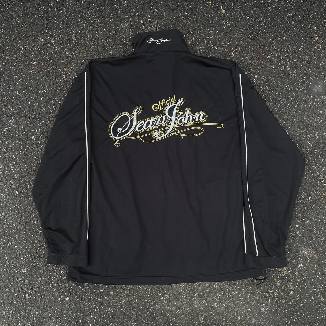 90s 션존 스펠아웃 빅로고 올드스쿨 트랙탑 오버핏 져지 XL 상품이미지1