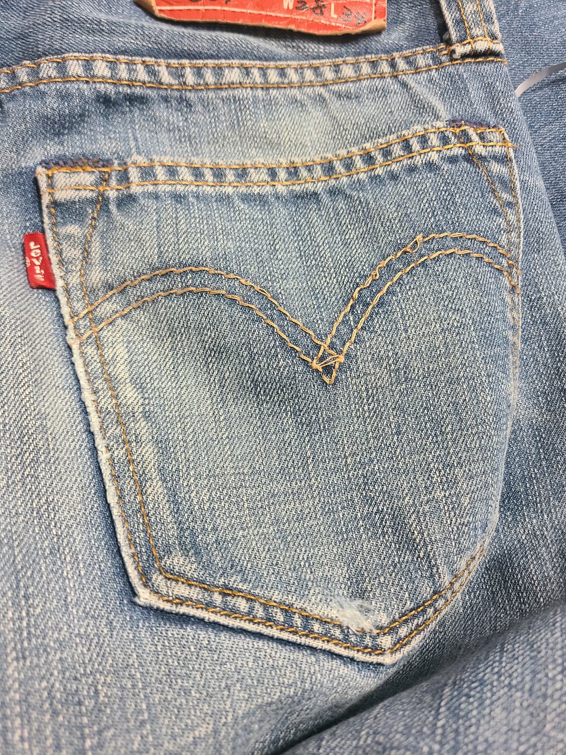 리바이스 504 데님 팬츠 상품이미지8