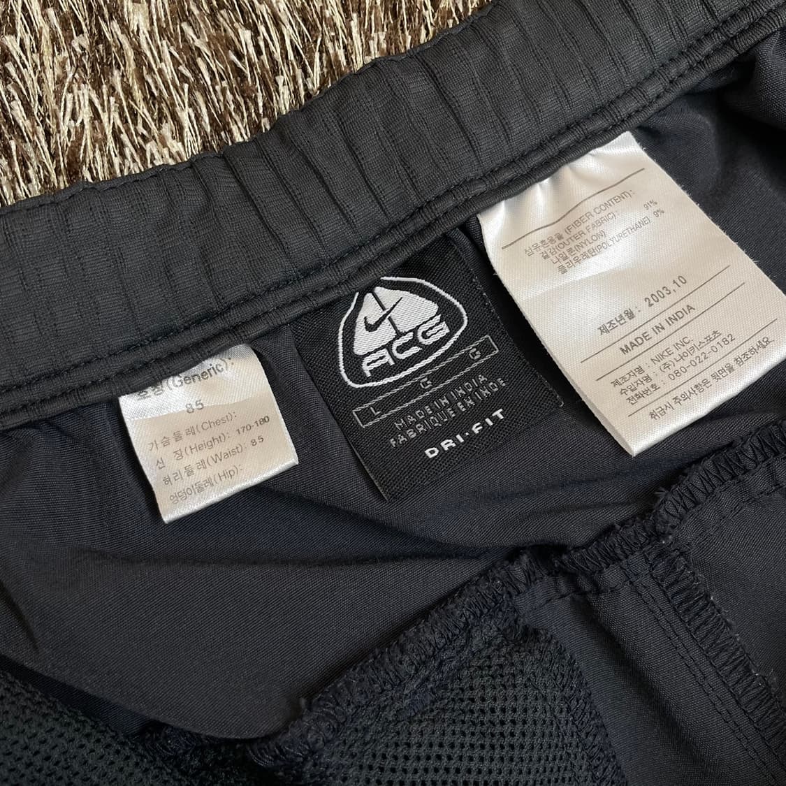 나이키 ACG nike 진그레이 드라이핏 5부 하프팬츠 L (85 상품이미지3