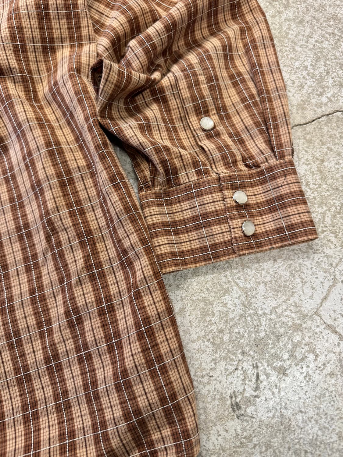 00s 웨스트 코스트 초퍼스 웨스턴 체크셔츠 상품이미지8