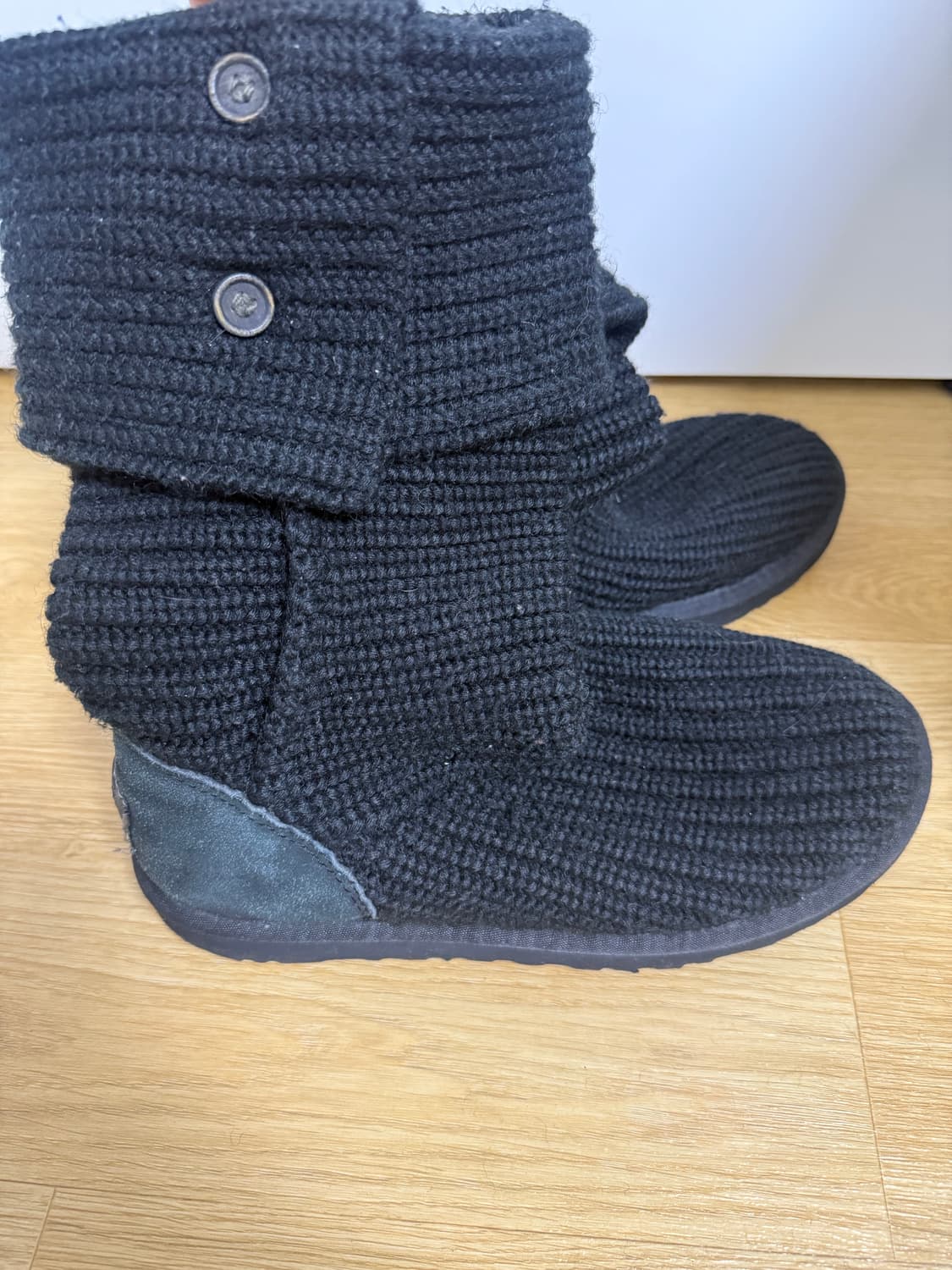 어그 니트 카디 니트 부츠 블랙 250 상품이미지7