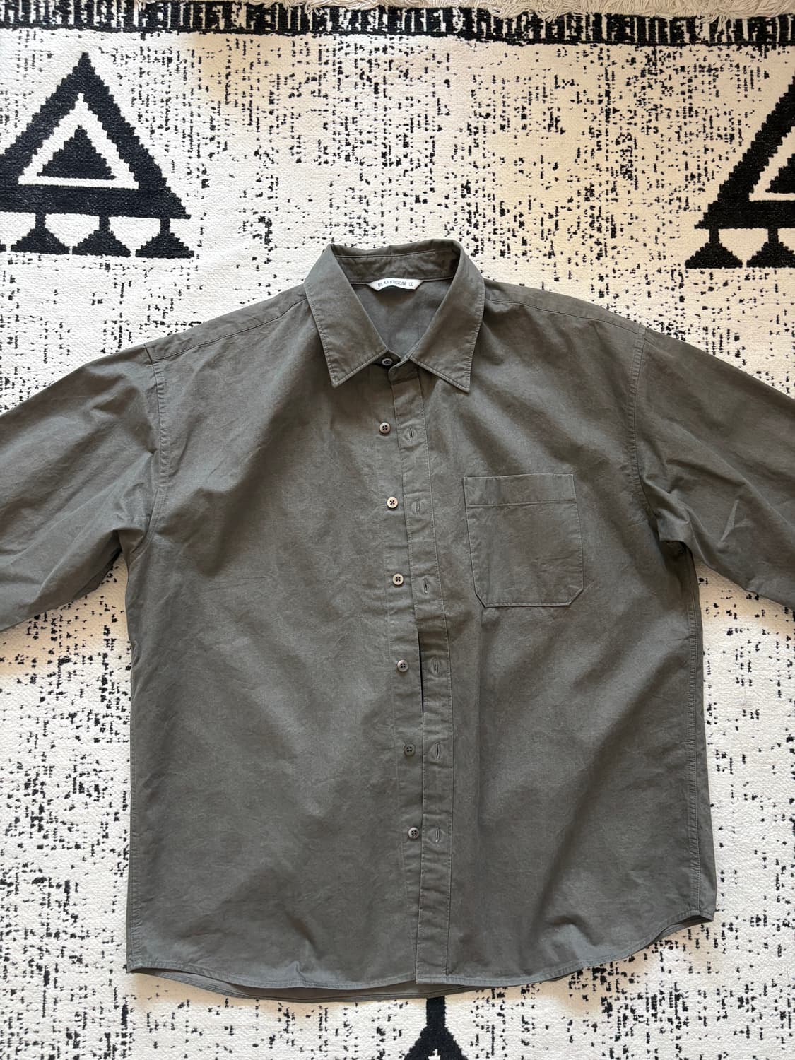 블랭크룸 셔츠 피치드 다잉셔츠 2사이즈 상품이미지1