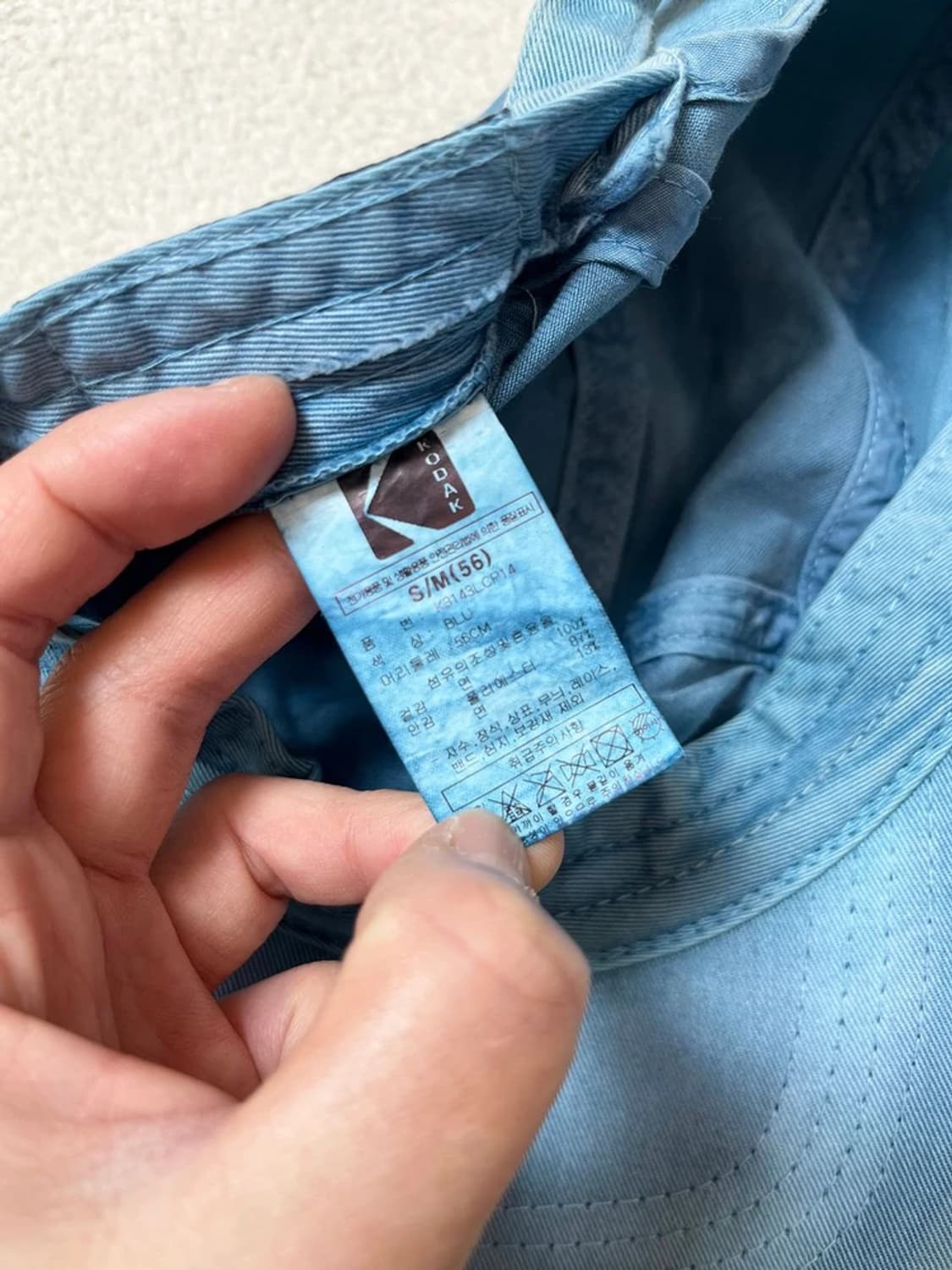 코닥 KODAK 23ss 가먼트다잉 캠프캡 Q1219 상품이미지8