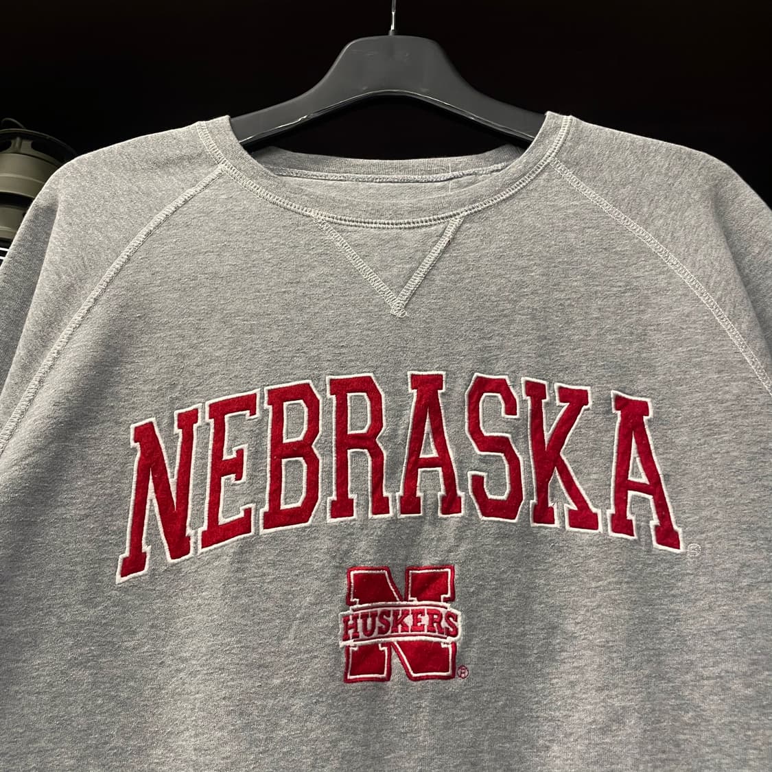 빈티지 네브래스카 유니버시티 스펠 아웃 맨투맨 스웻 셔츠 N113 상품이미지3