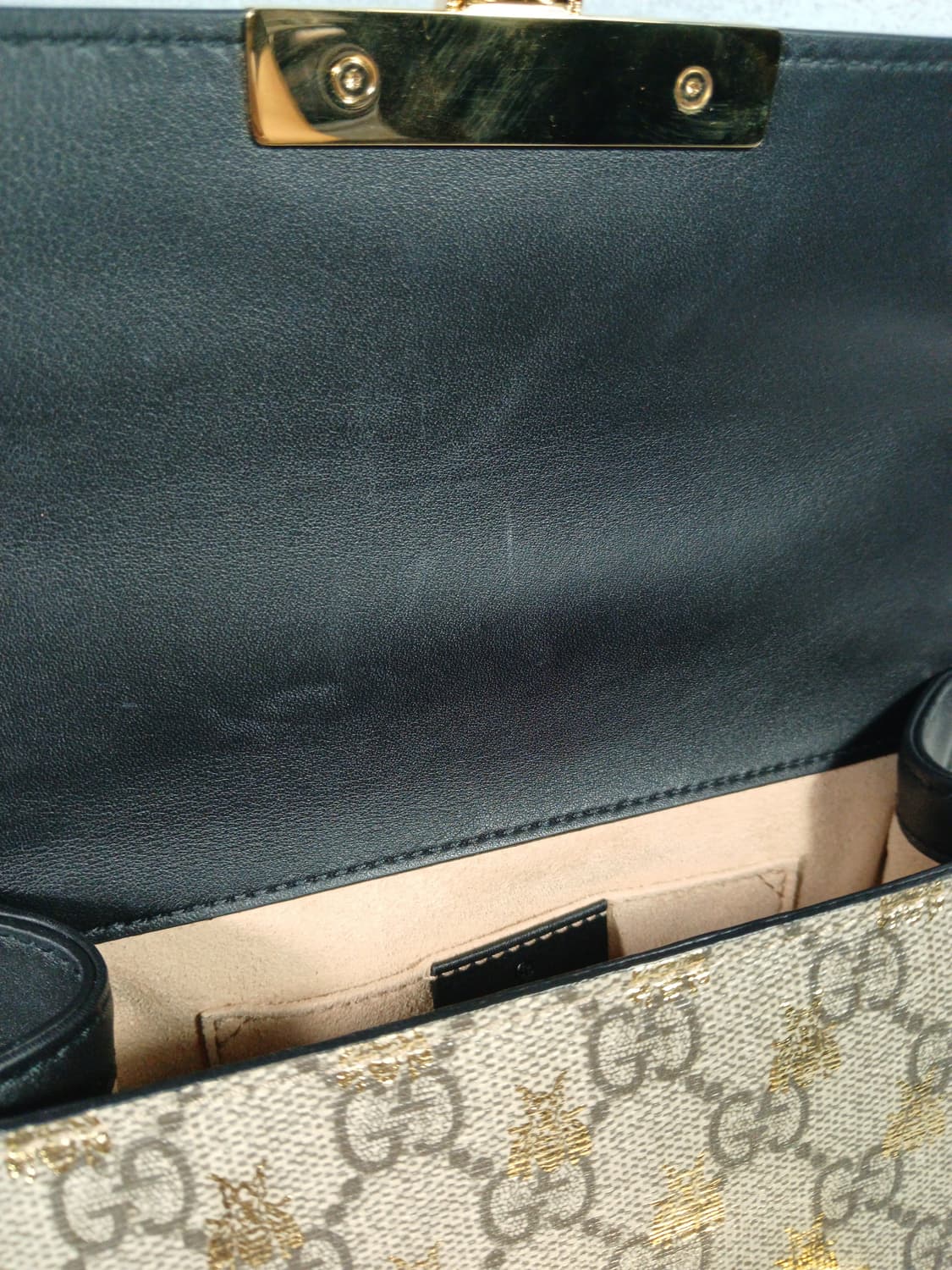 구찌 GG 패들락 수프림 꿀벌 숄더백 스몰 409487 상품이미지9