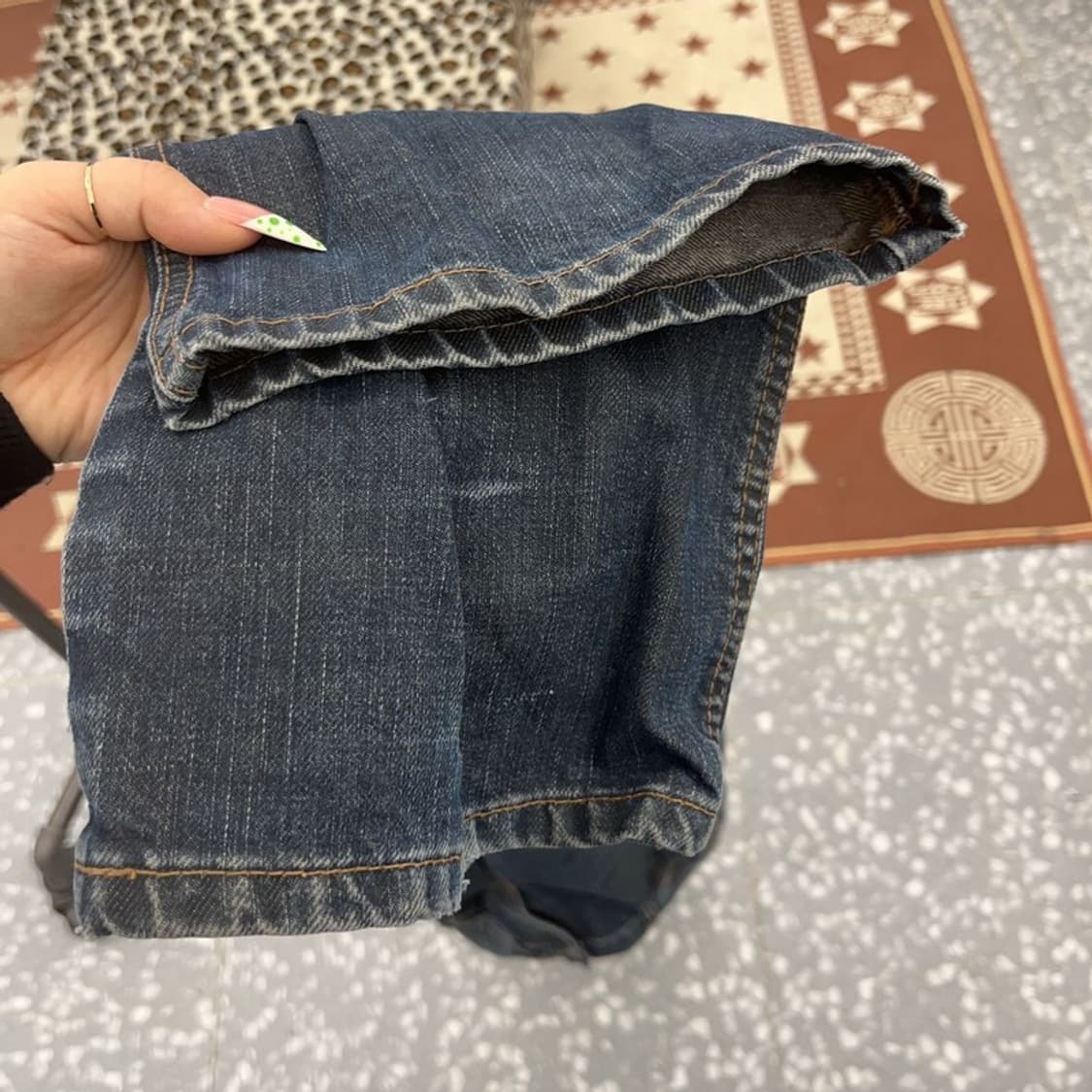 캘빈클라인 올드스쿨 빈티지 세미 와이드 데님팬츠 33인치 C09217 상품이미지7