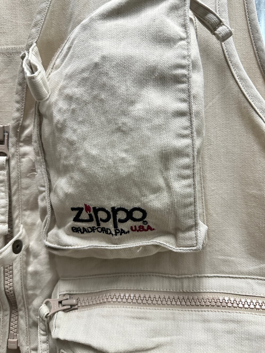 지포 (Zippo) 빈티지 멀티 포켓 피싱 베스트  유틸리티 상품이미지3
