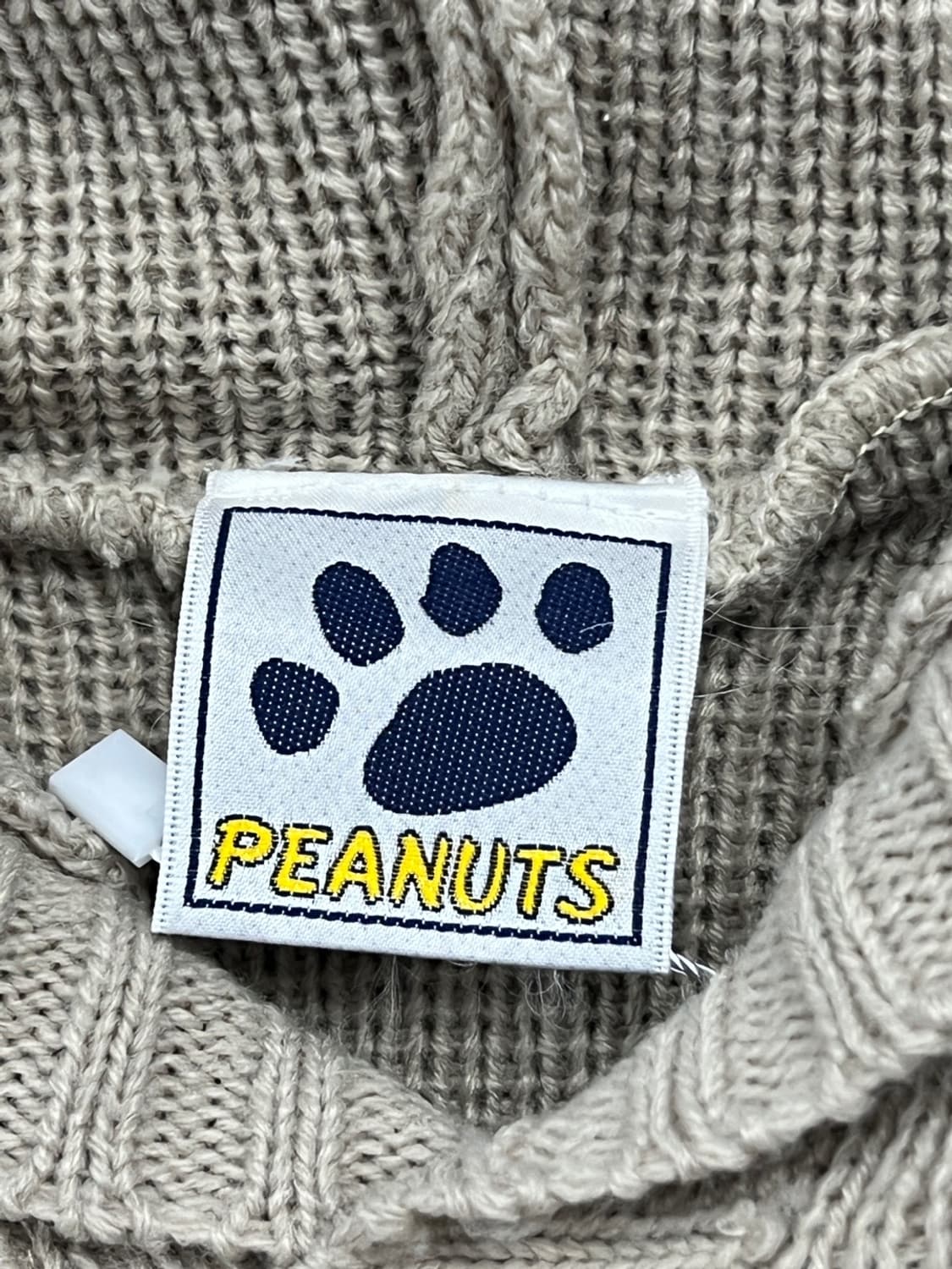 피너츠 스누피 빅로고 후드 니트 상품이미지6