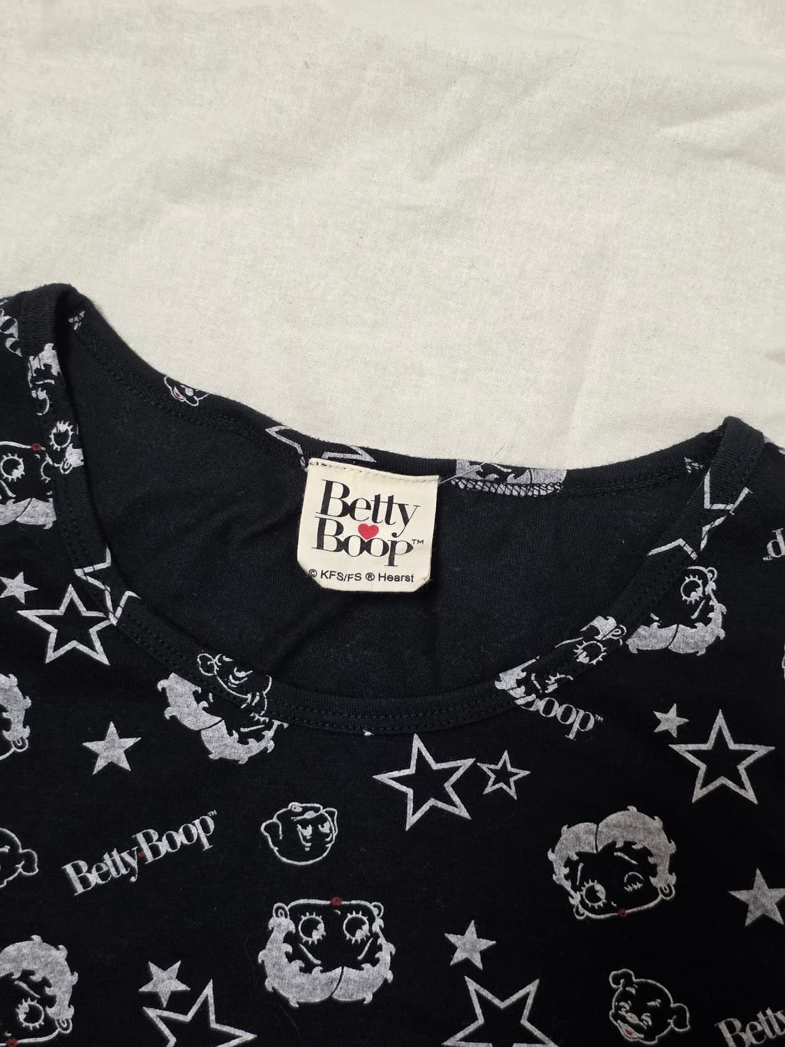 BETTYBOOP 베티붑 패턴 너드 일본빈티지 원피스 상품이미지5