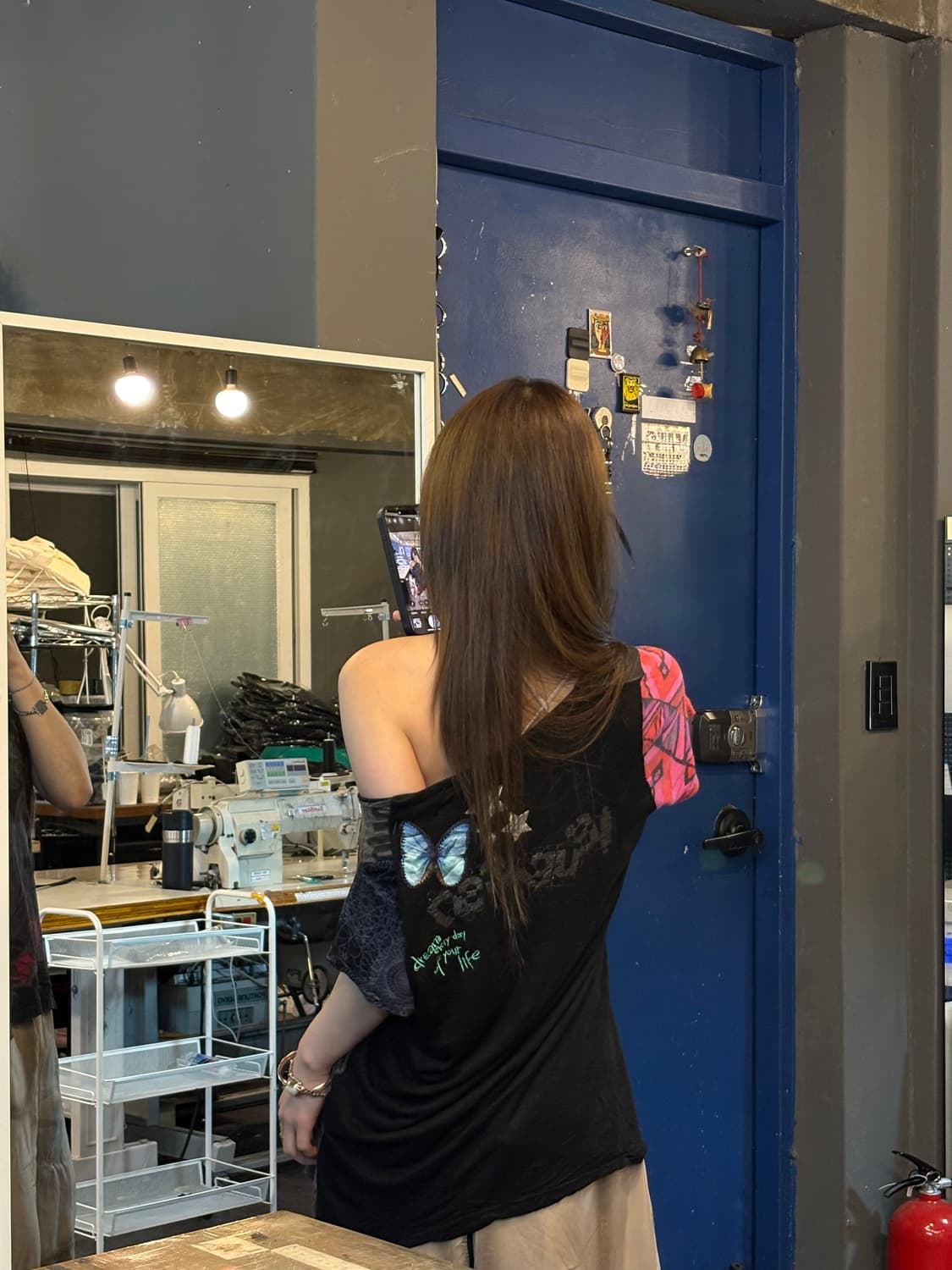 Desigual Asymmetrical Graphic Tee 상품이미지4