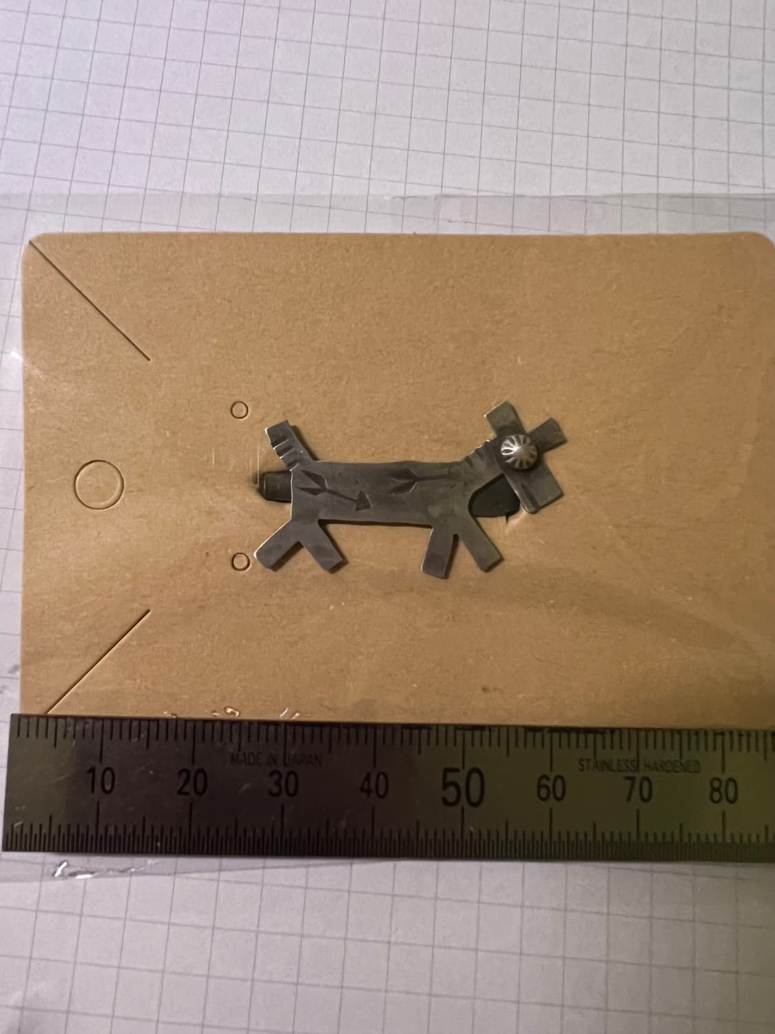 네이티브 아메리칸 쥬얼리 실버 핀벳지 브로치 상품이미지2