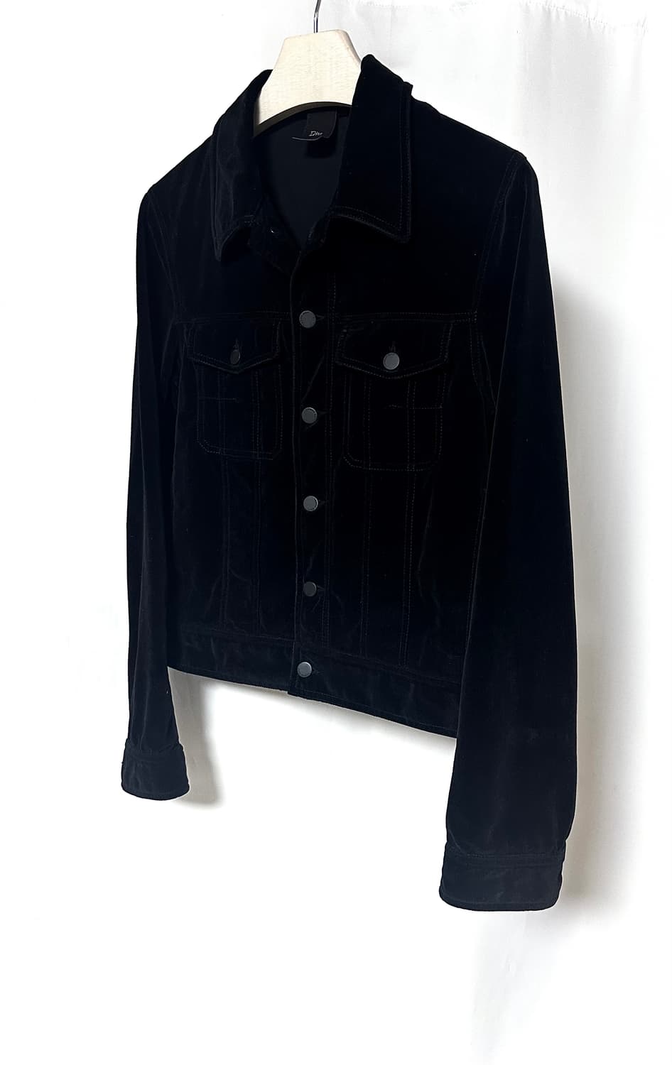 Dior Homme 04fw 시그니처 벨루어 트러커 자켓 상품이미지1