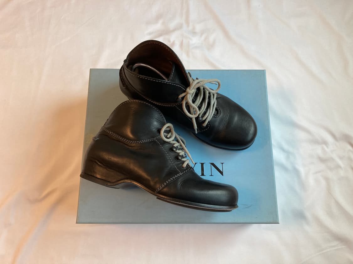 [270] 랑방 lanvin 플레인토 카프스킨 하이 더비슈즈 상품이미지2