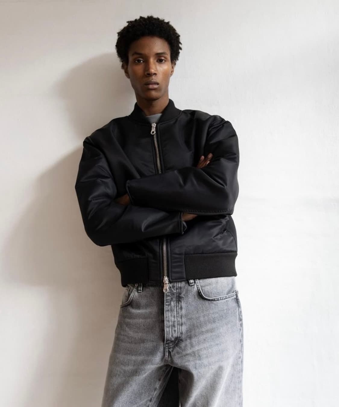 선플라워 봄버자켓 블랙 48 (색상 교신 가능) 상품이미지2