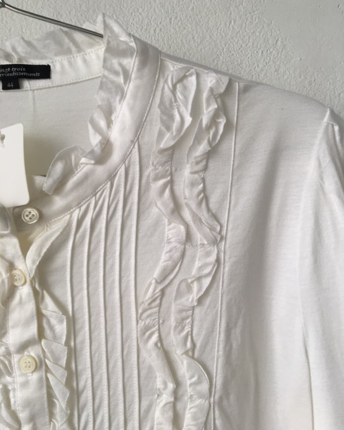 Frill point high neck sleeve 상품이미지5