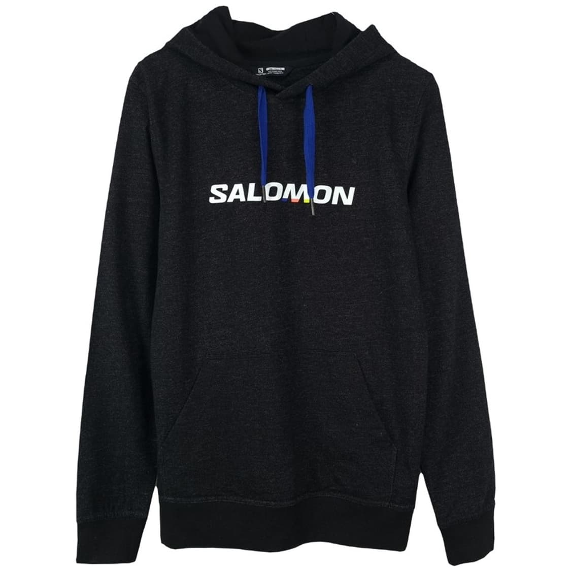 [살로몬] 로고 프린팅 후드티 블랙 M18692 상품이미지2