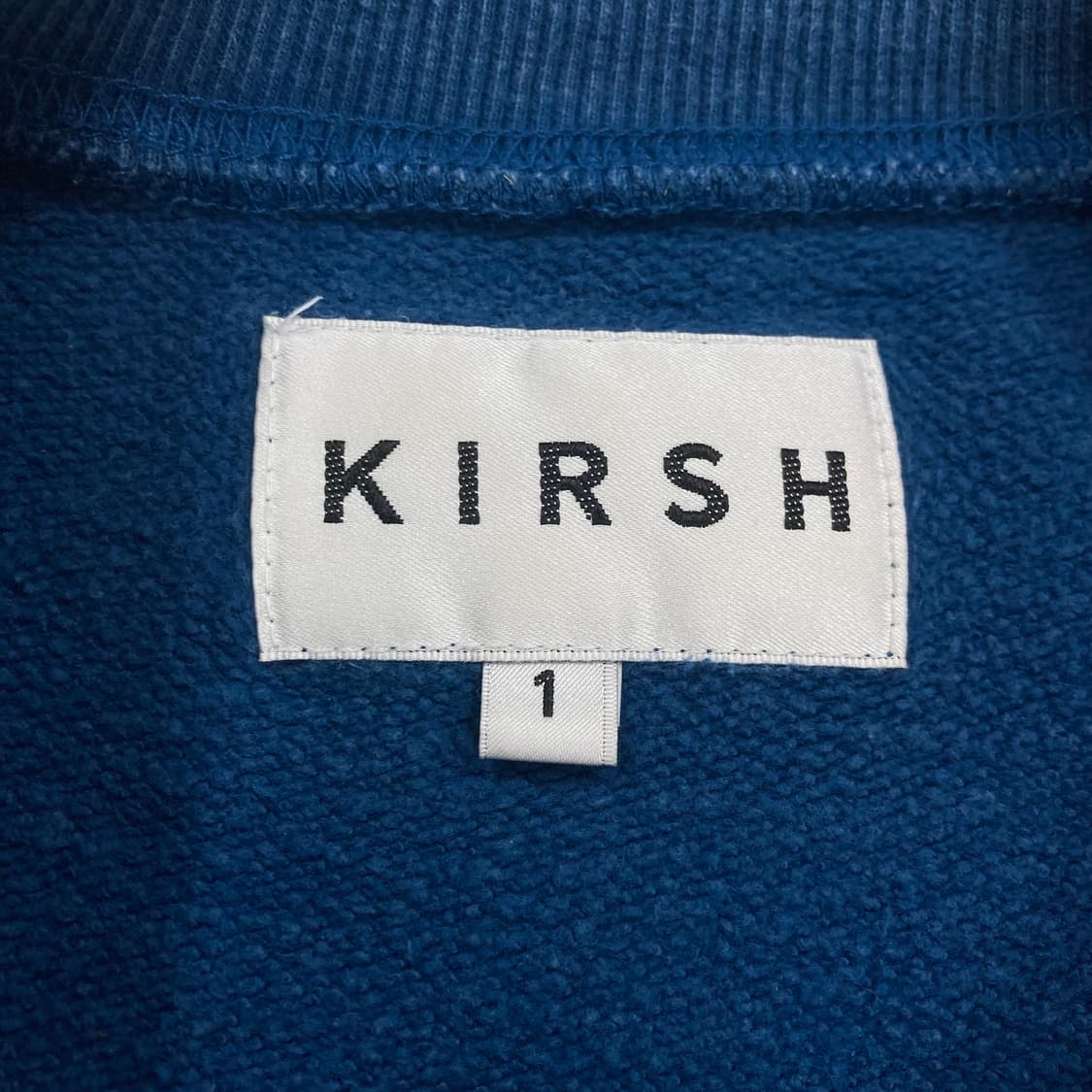 키르시 블루 컬러 체리 빅로고 맨투맨 상품이미지3