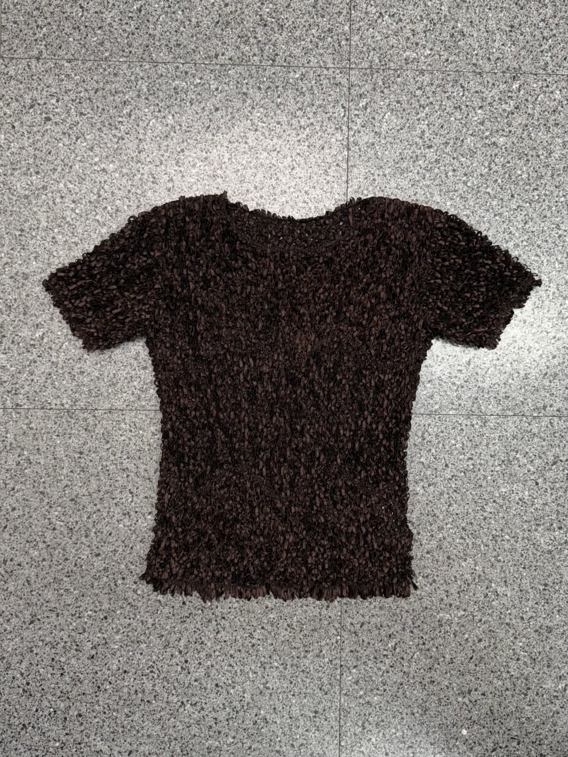 vintage chocolate loop knit top 상품이미지2