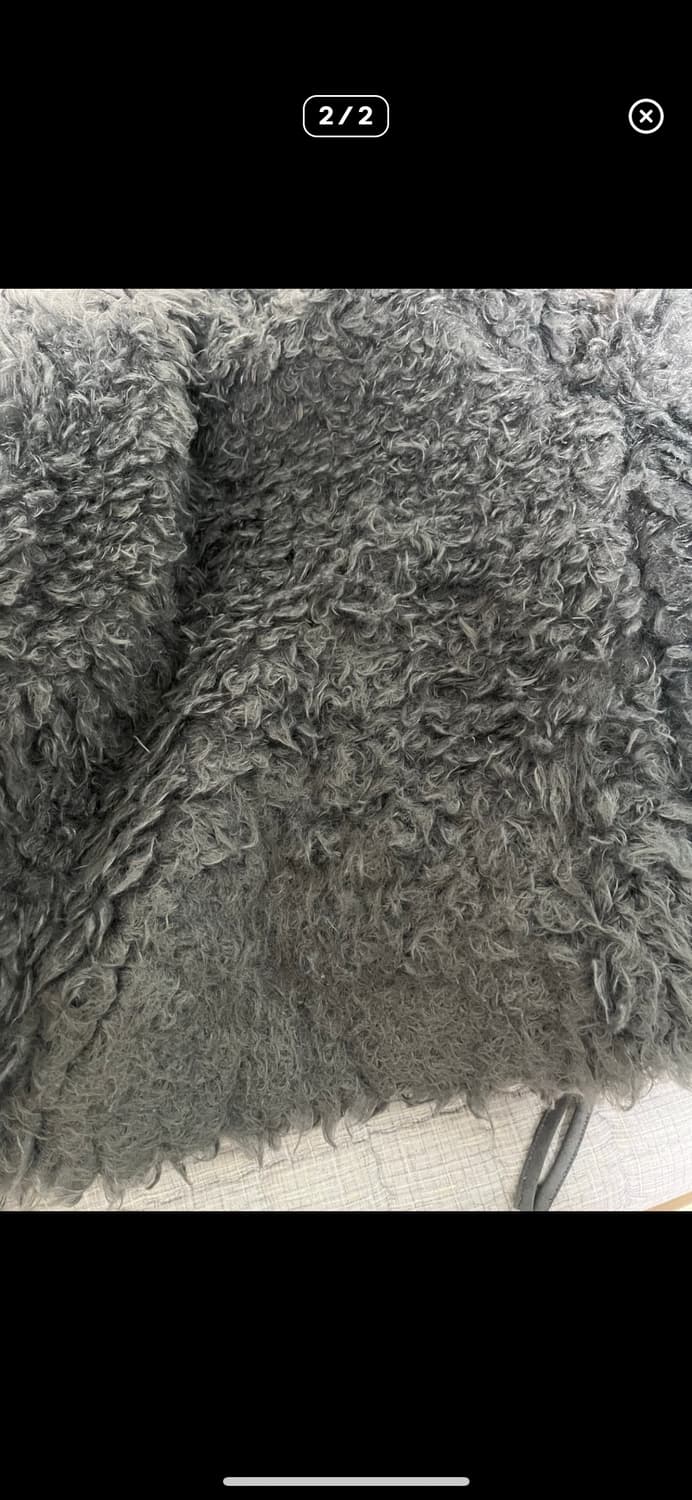 코이세이오 헤어리 퍼자켓 다크그레이 상품이미지2