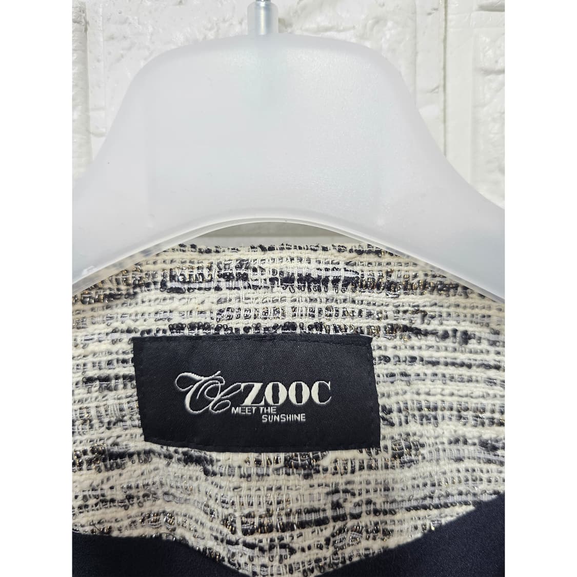 택포_ 주크 ZOOC 트위드 자켓 M 상품이미지2