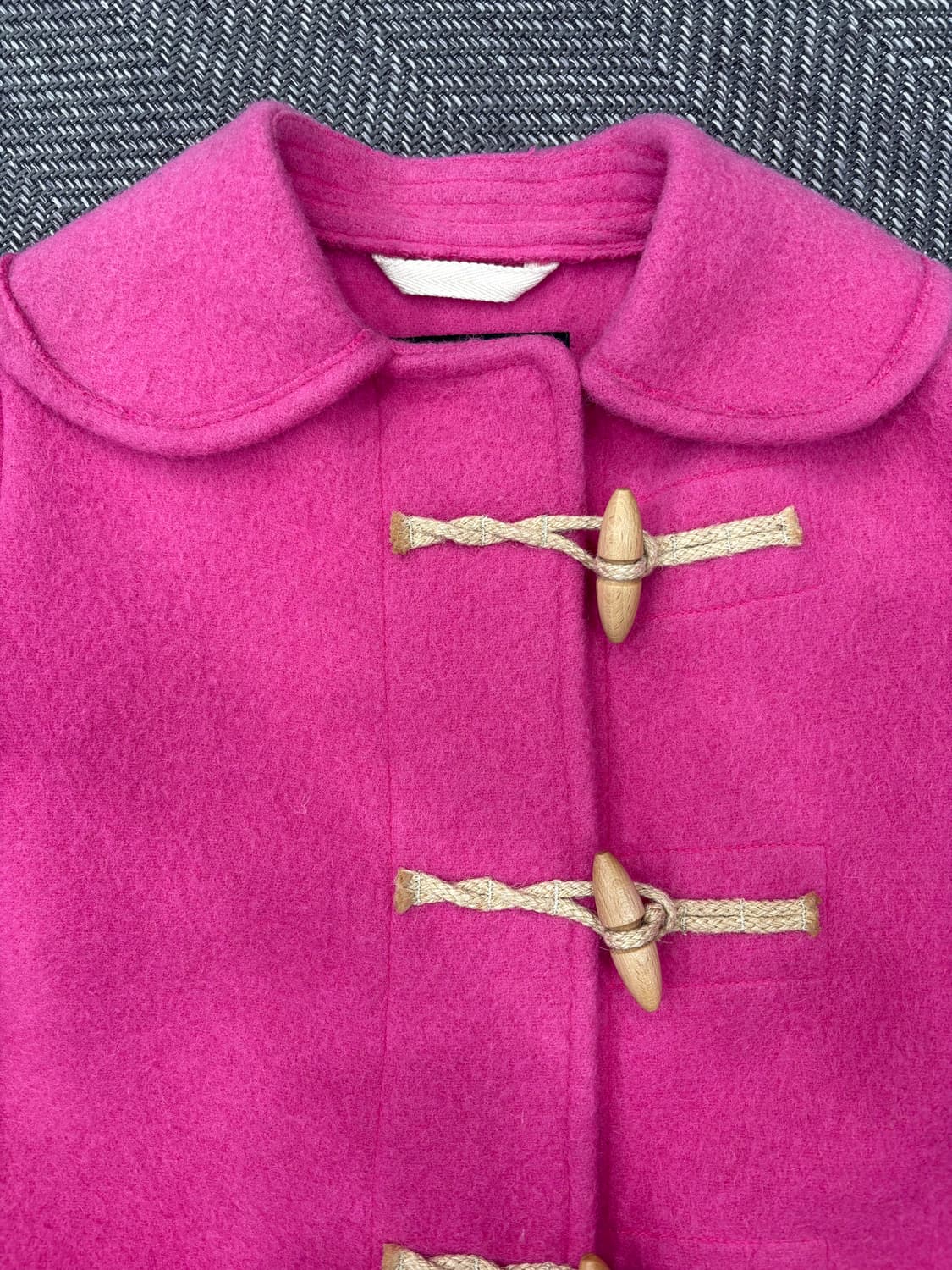 글로버올 떡볶이 코트 핑크xs 상품이미지4