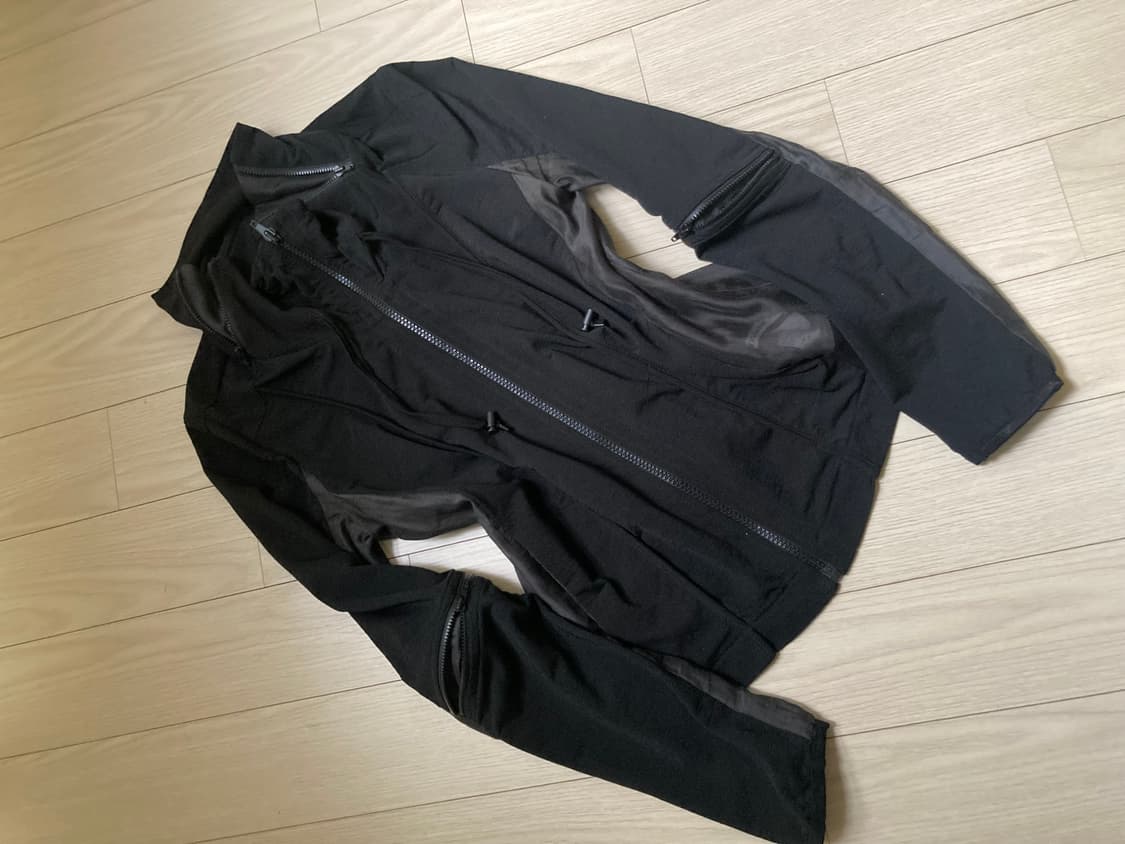mesh 4 zipper black zipup 상품이미지5