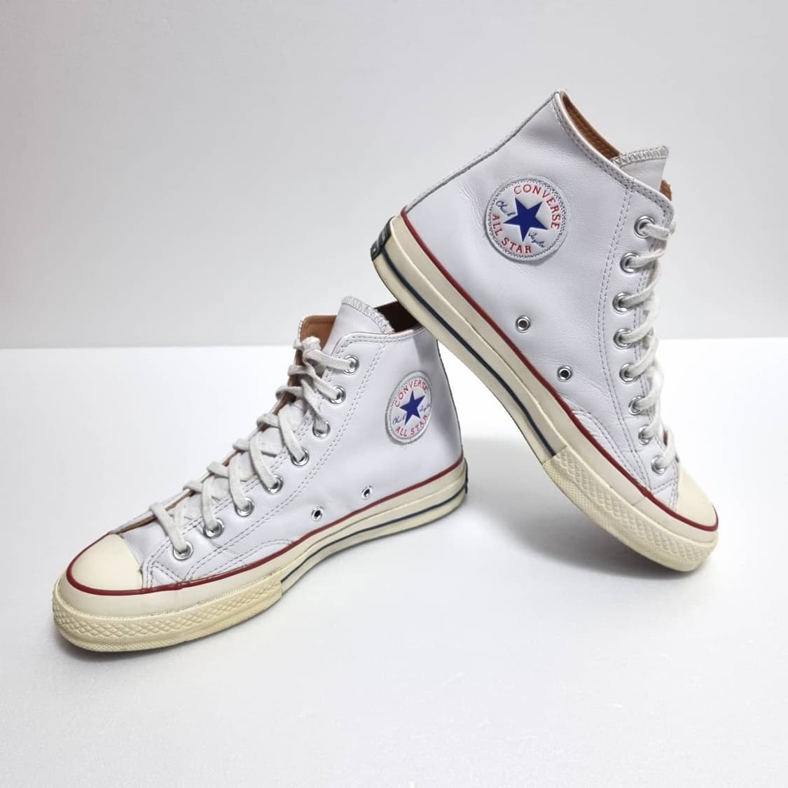 컨버스 1970's 척테일러 올스타 래더 화이트 상품이미지5