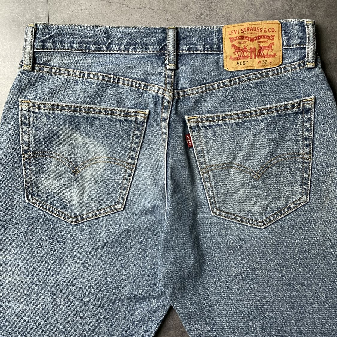 LEVI'S 리바이스505 빈티지 데님 워크 하프팬츠 A01201 상품이미지8