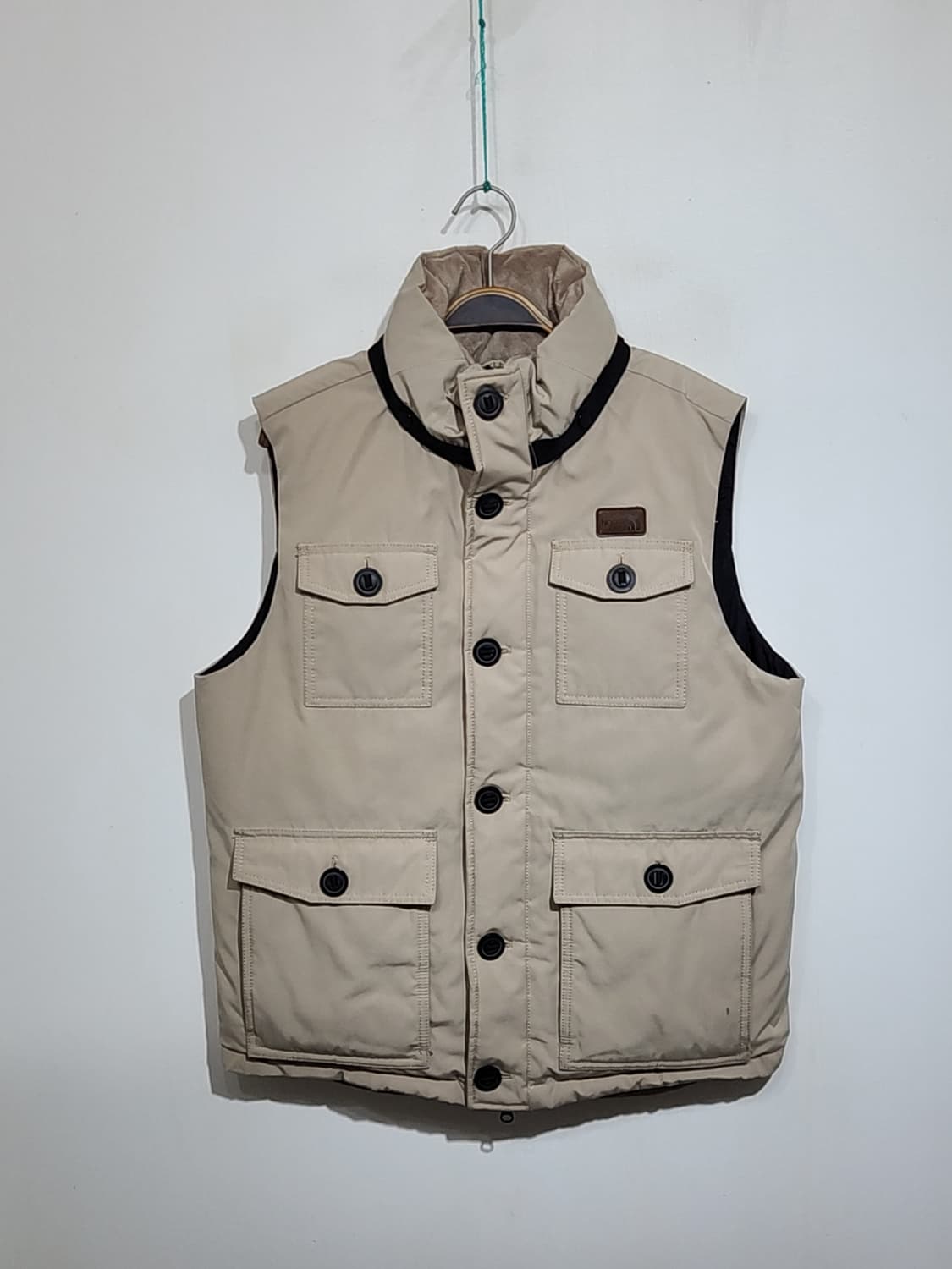 (100) 노스페이스 거위털 패딩조끼 베이지 구스다운 베스트  상품이미지1