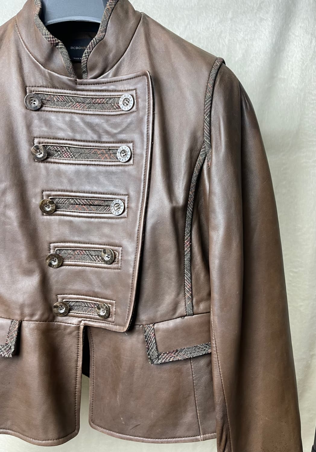 [S] BCBGMaxAzria 양가죽 자켓|| 브라운 상품이미지4