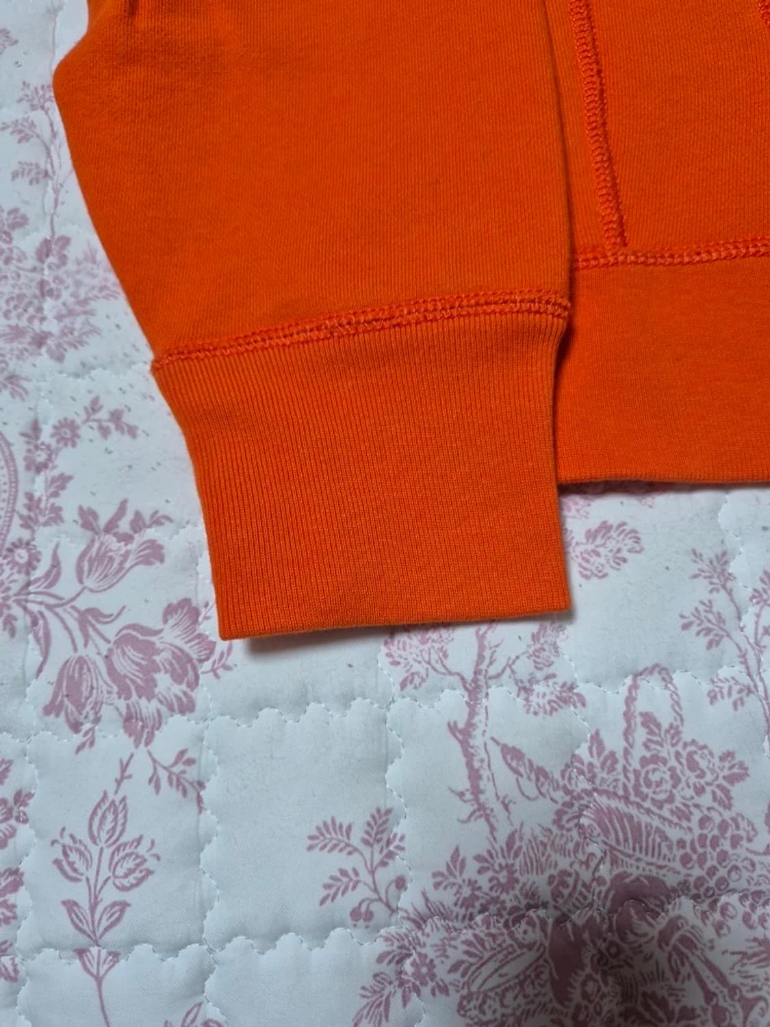 정품 폴로 후드티 L-100 라지 주황색 상품이미지3