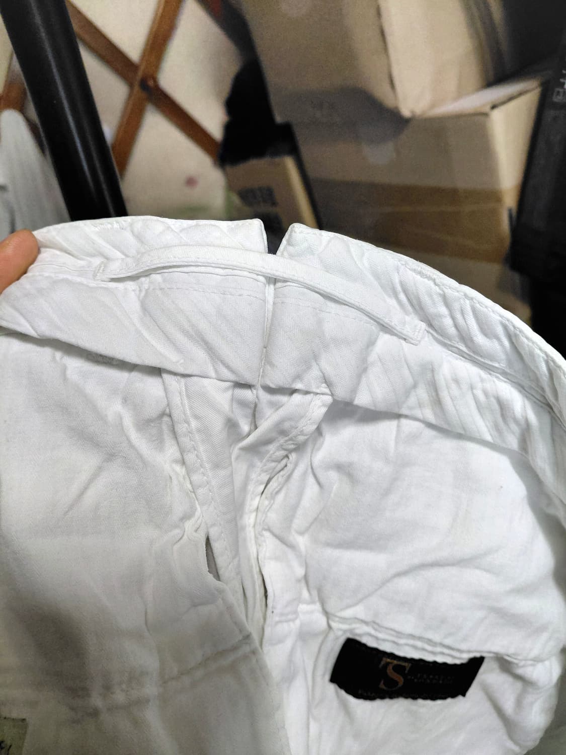 [수트서플라이]손드리오 화이트 치노팬츠 32사이즈 상품이미지7