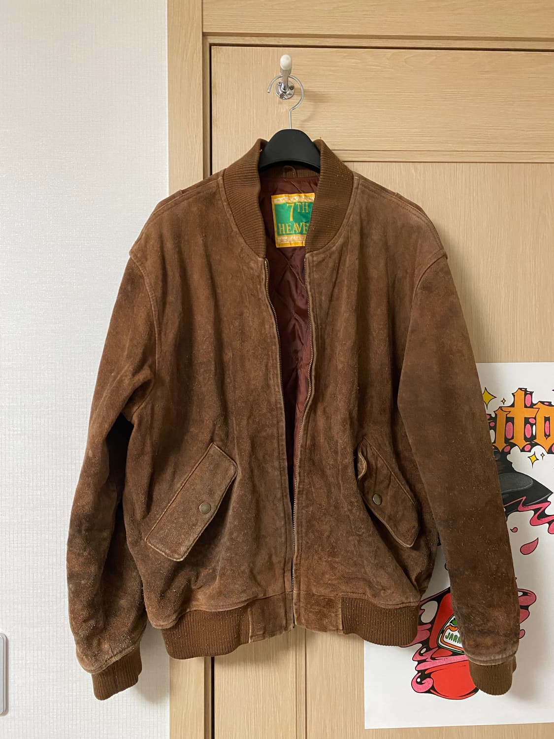 빈티지 페이딩 돈피 자켓 상품이미지1