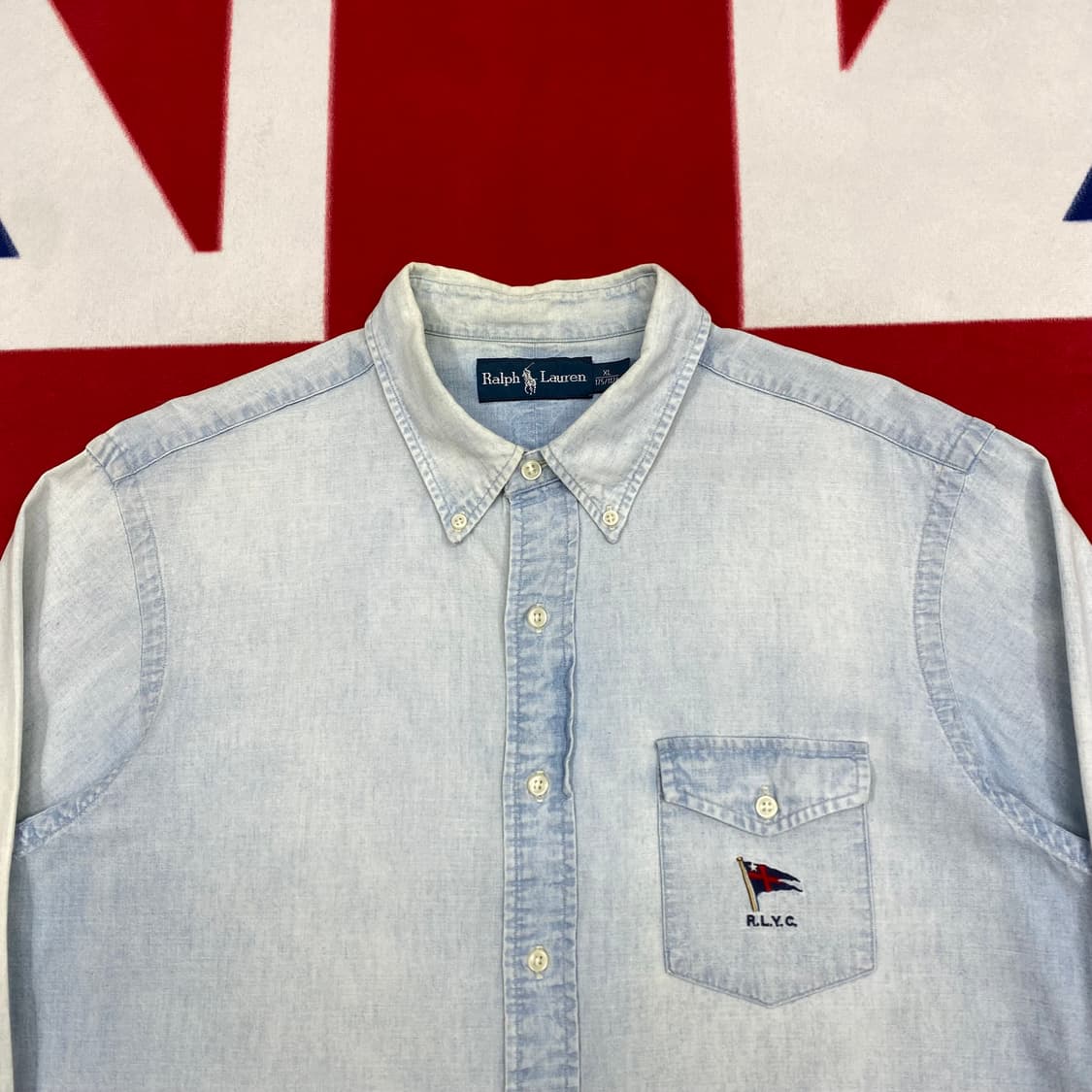 폴로 데님 셔츠 L 상품이미지3