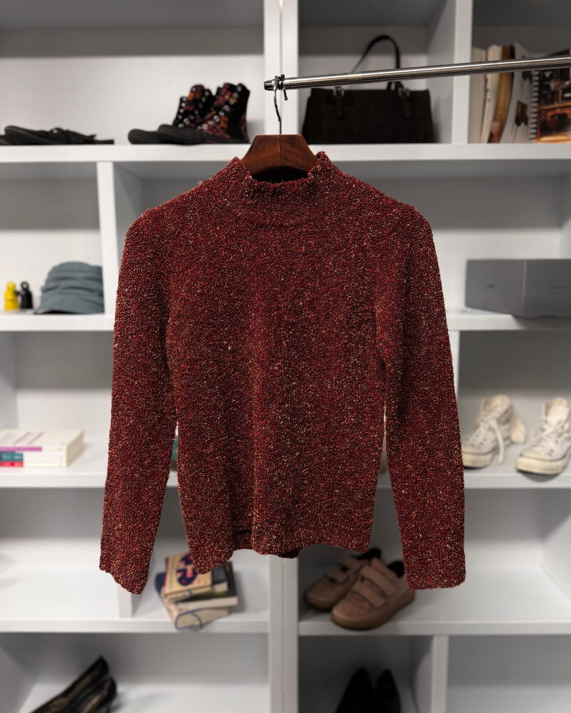 two c  부클레 니트 상품이미지1