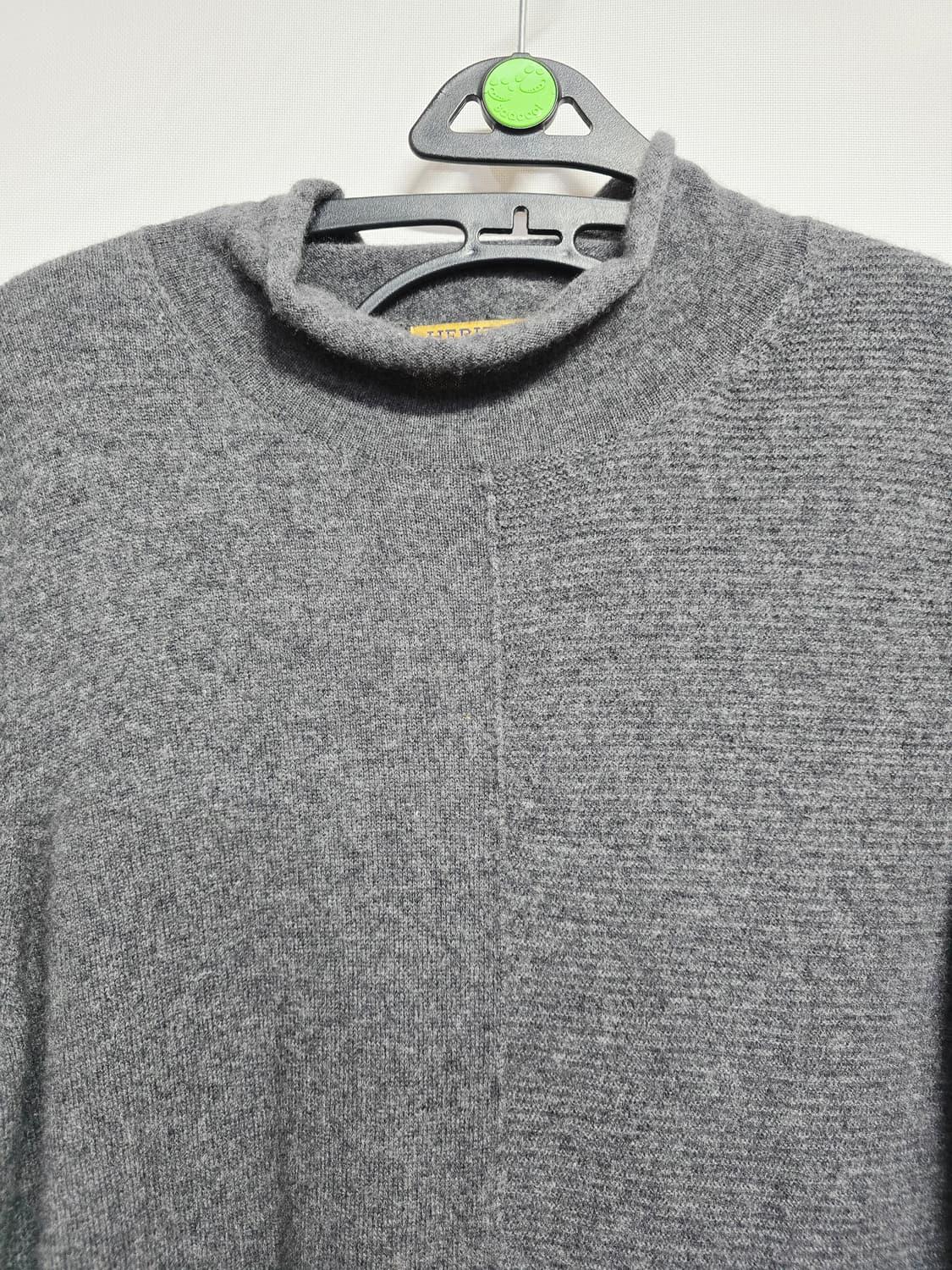 헤리티지 모크넥 니트 롱 스웨터 캐시미어 상품이미지2