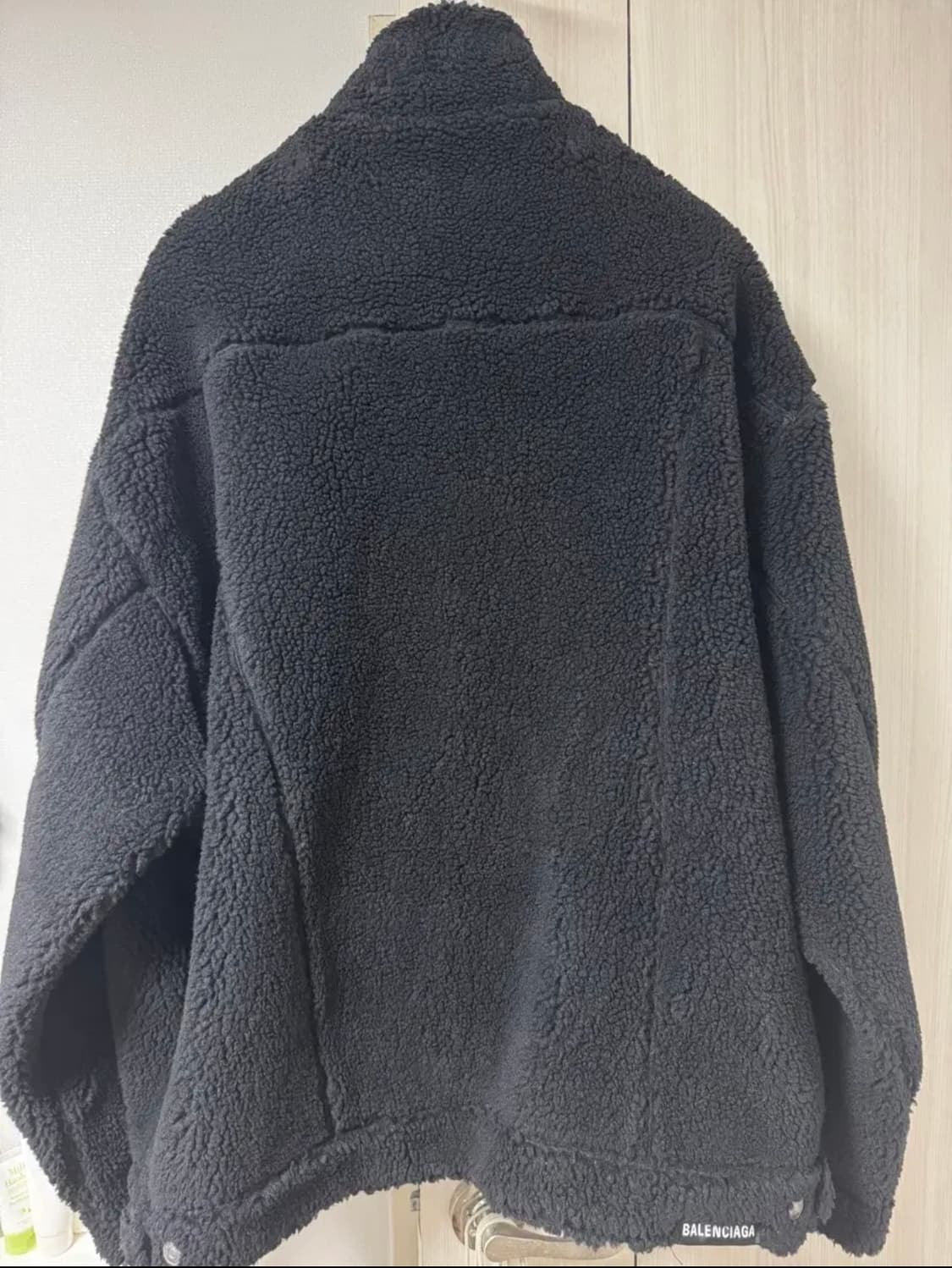 [새제품] 발렌시아가 플리스  오버사이즈 4 블랙 상품이미지2