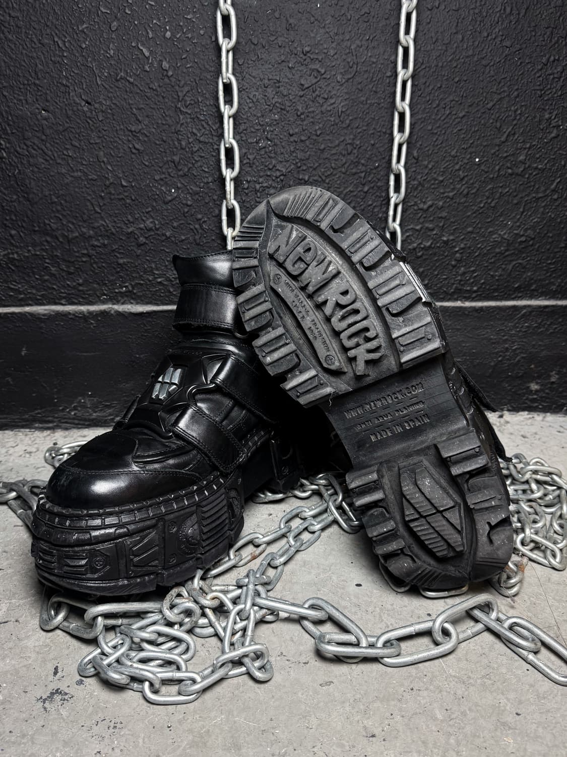 New Rock – Tower Sole Leather Boots 상품이미지9