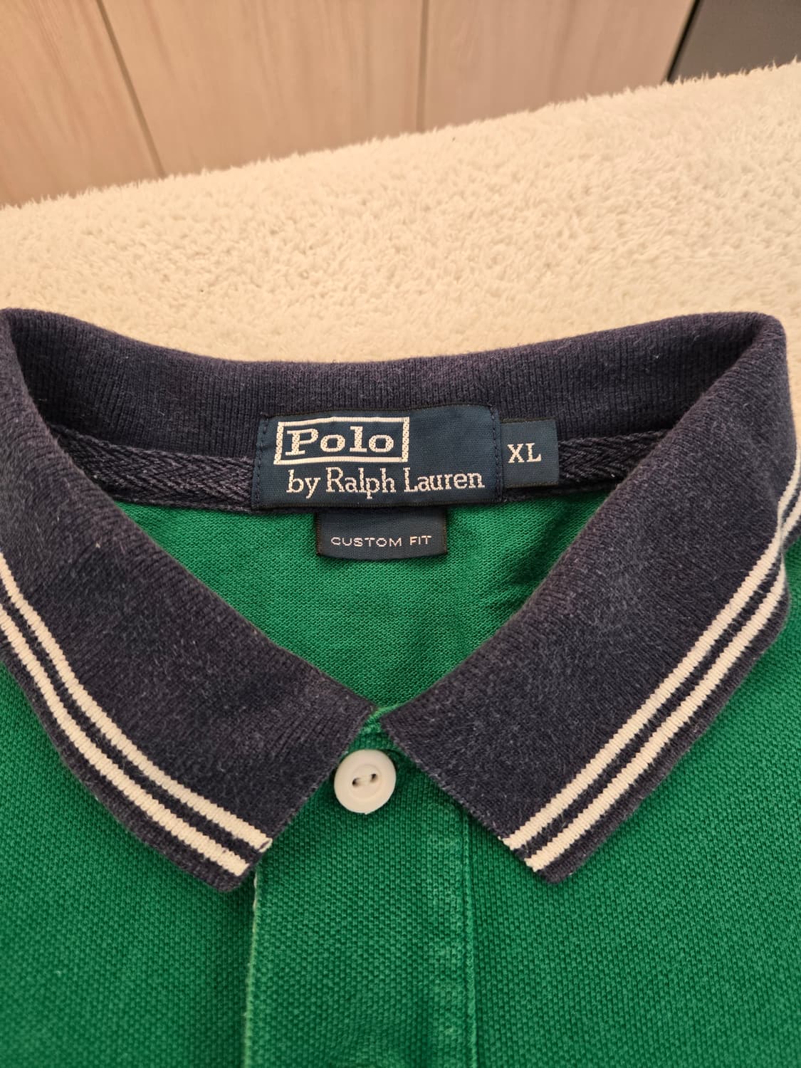 폴로 랄프로렌 그린색 넘버3 카라티 XL (커스텀 폴로) 상품이미지5