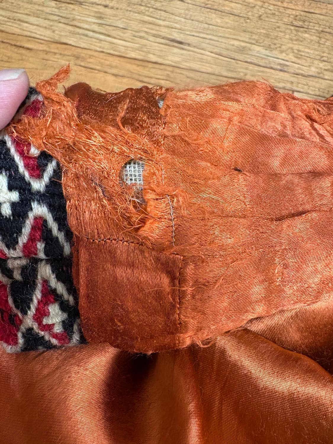 USA 빈티지 패턴 자켓 M 상품이미지5