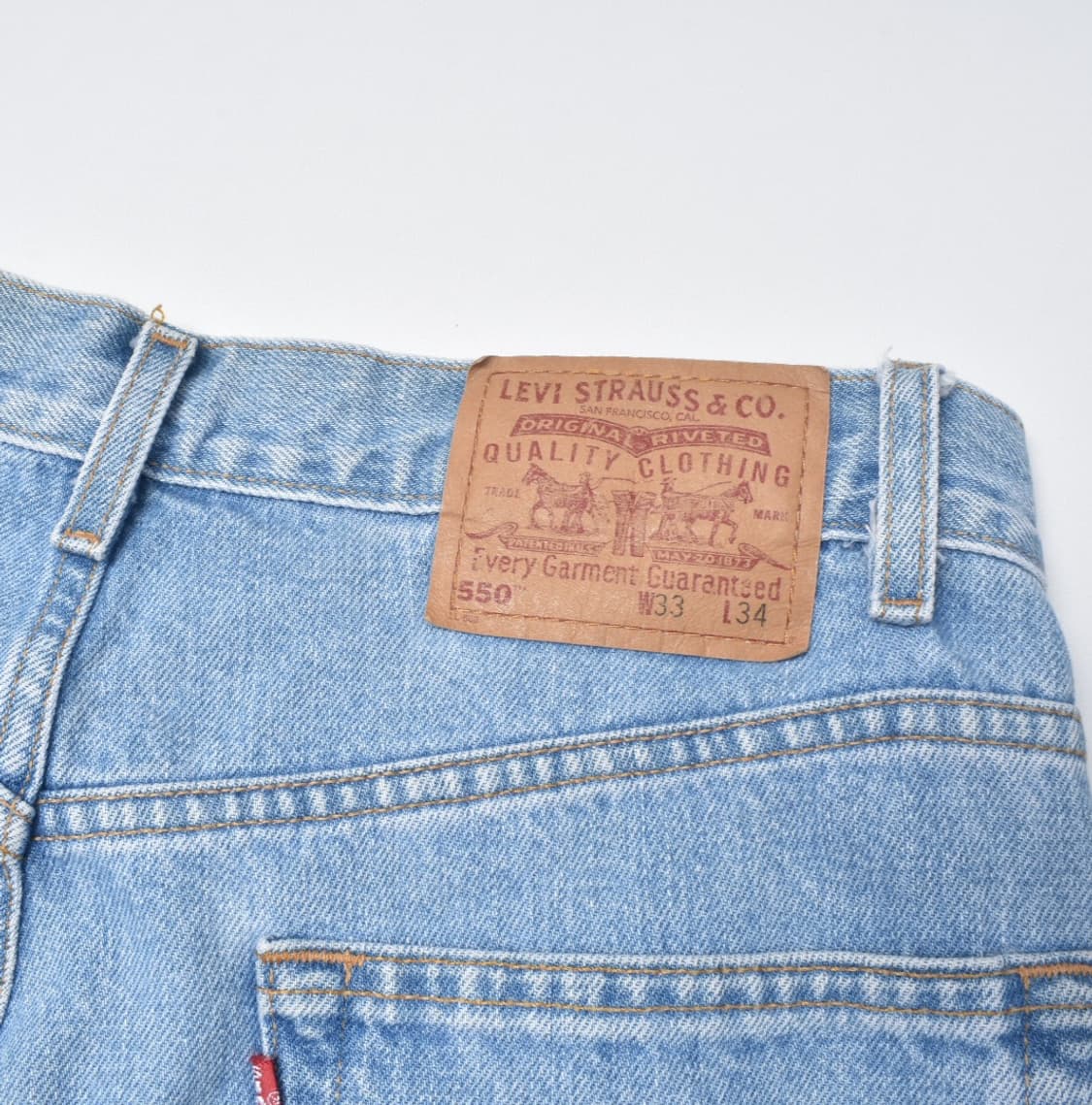 00S 빈티지 리바이스 550청바지 부츠컷 데님팬츠 33 N0760 상품이미지9