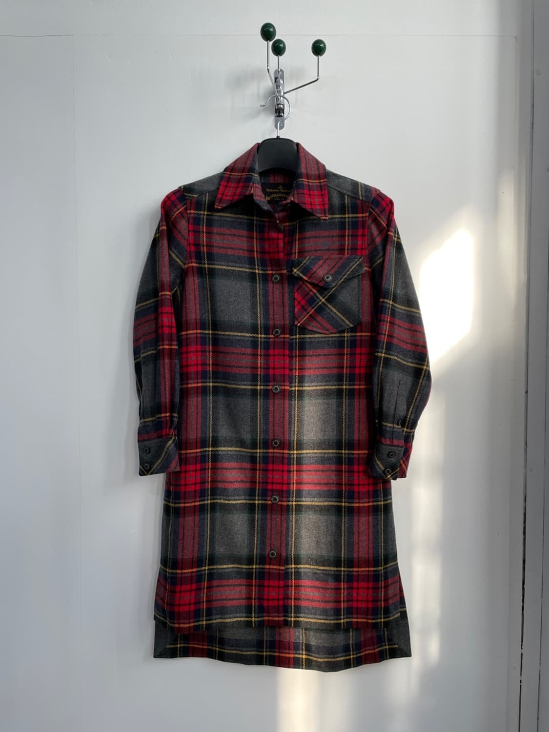 비비안 웨스트우드 오브 로고 셔츠 드레스 상품이미지1