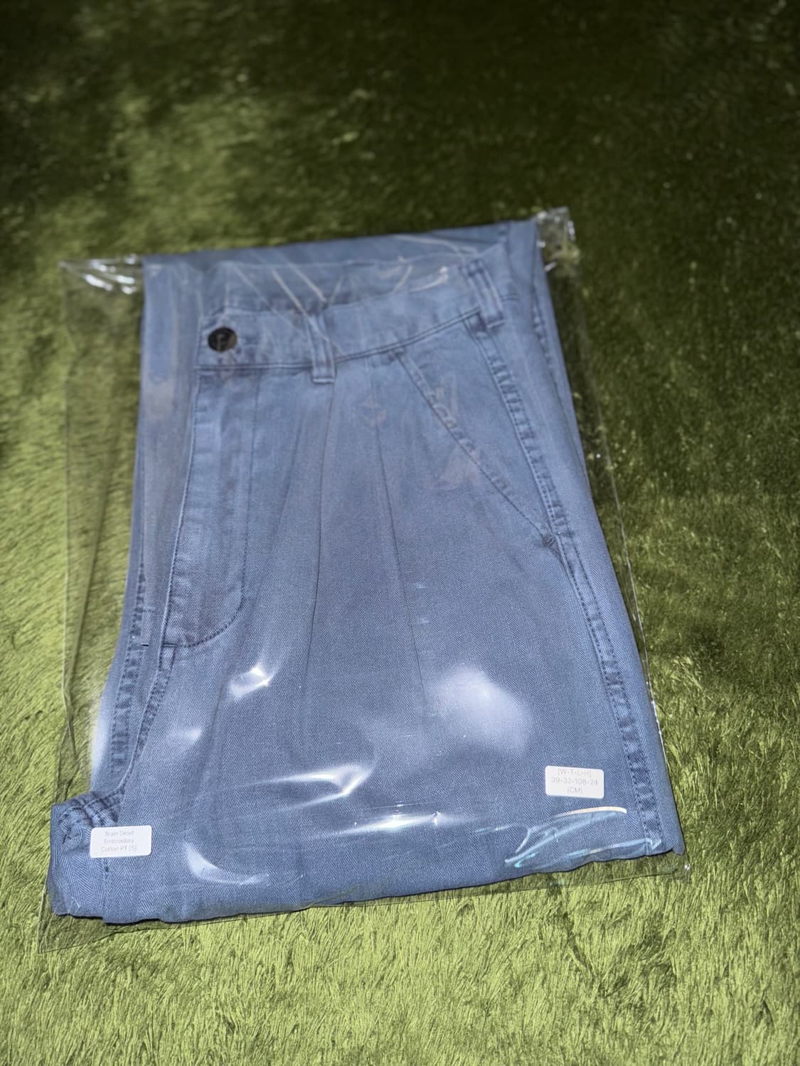 [S] BRAIN DEAD 브레인데드 피그먼트 다잉 해링본 팬츠 상품이미지10