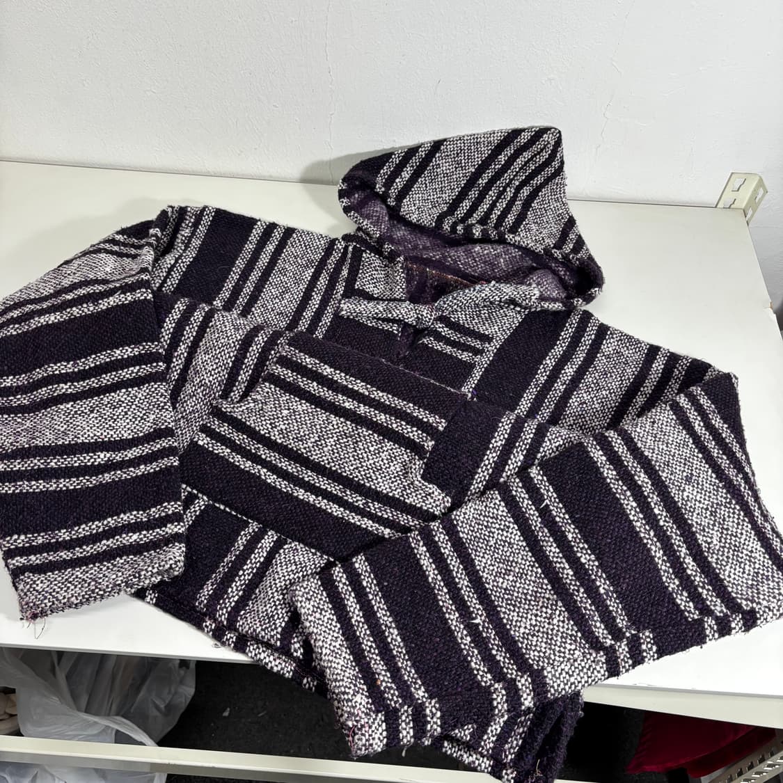 95 VTG 다크퍼플 에스닉 니트후드 상품이미지1